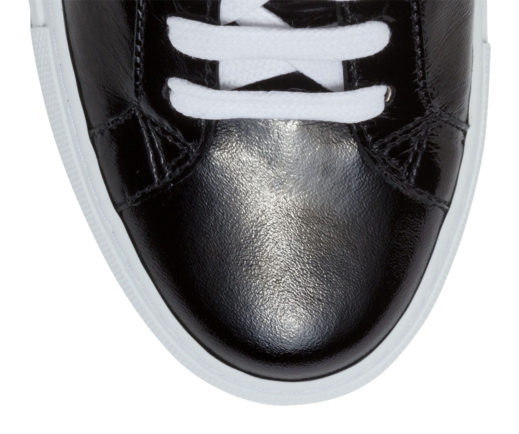 Urban street black patent sneakers