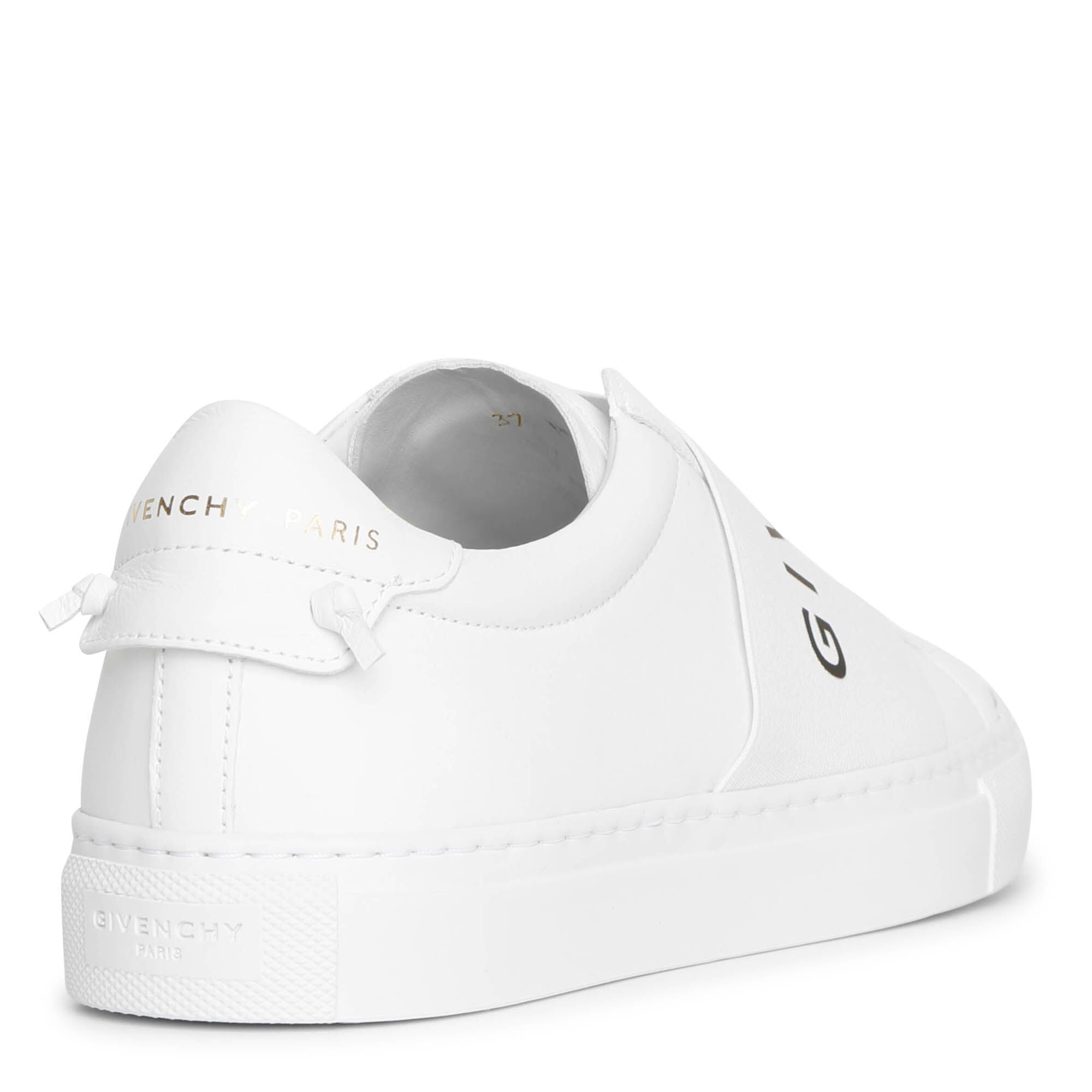 Urban street white logo sneakers