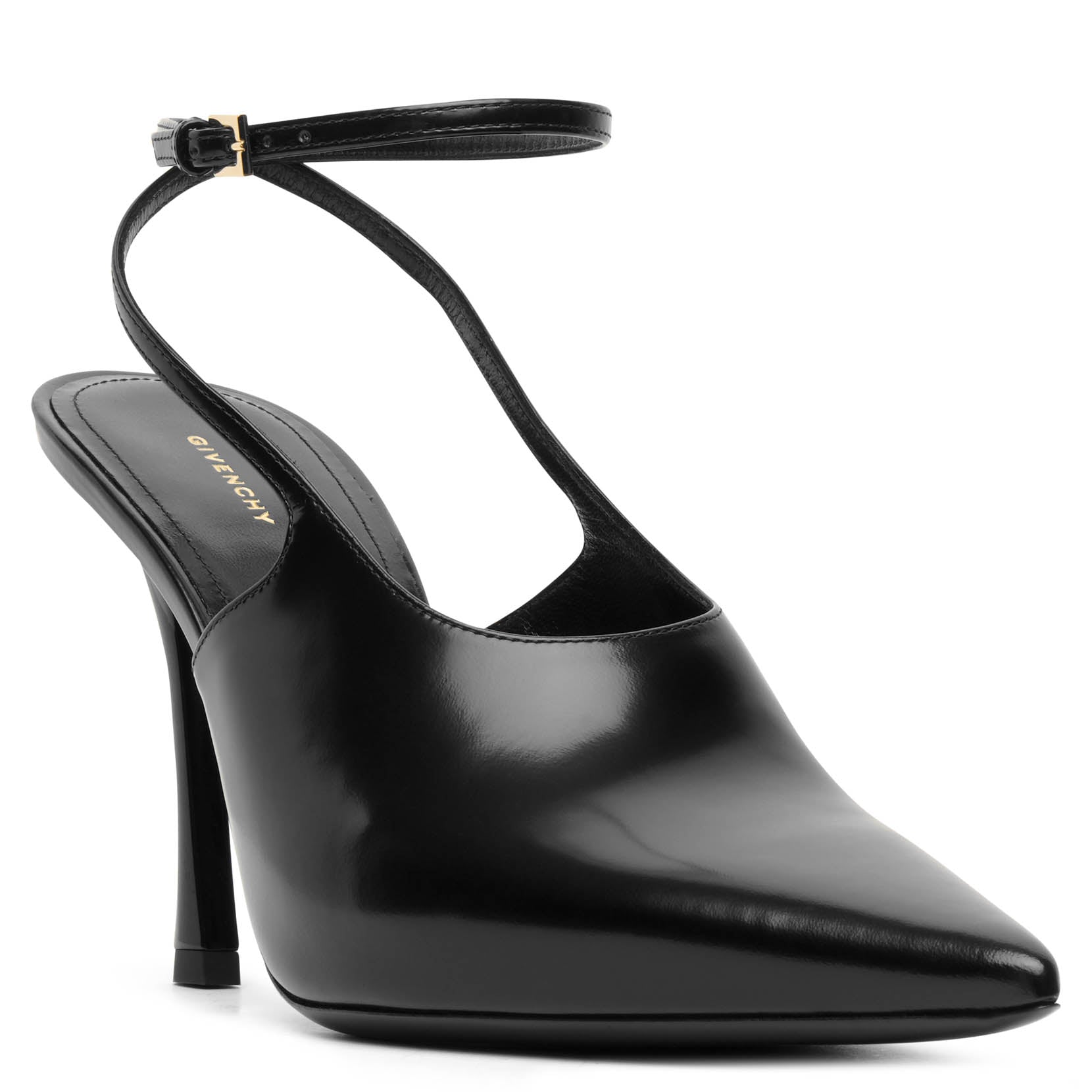 Show 95 black slingback pumps