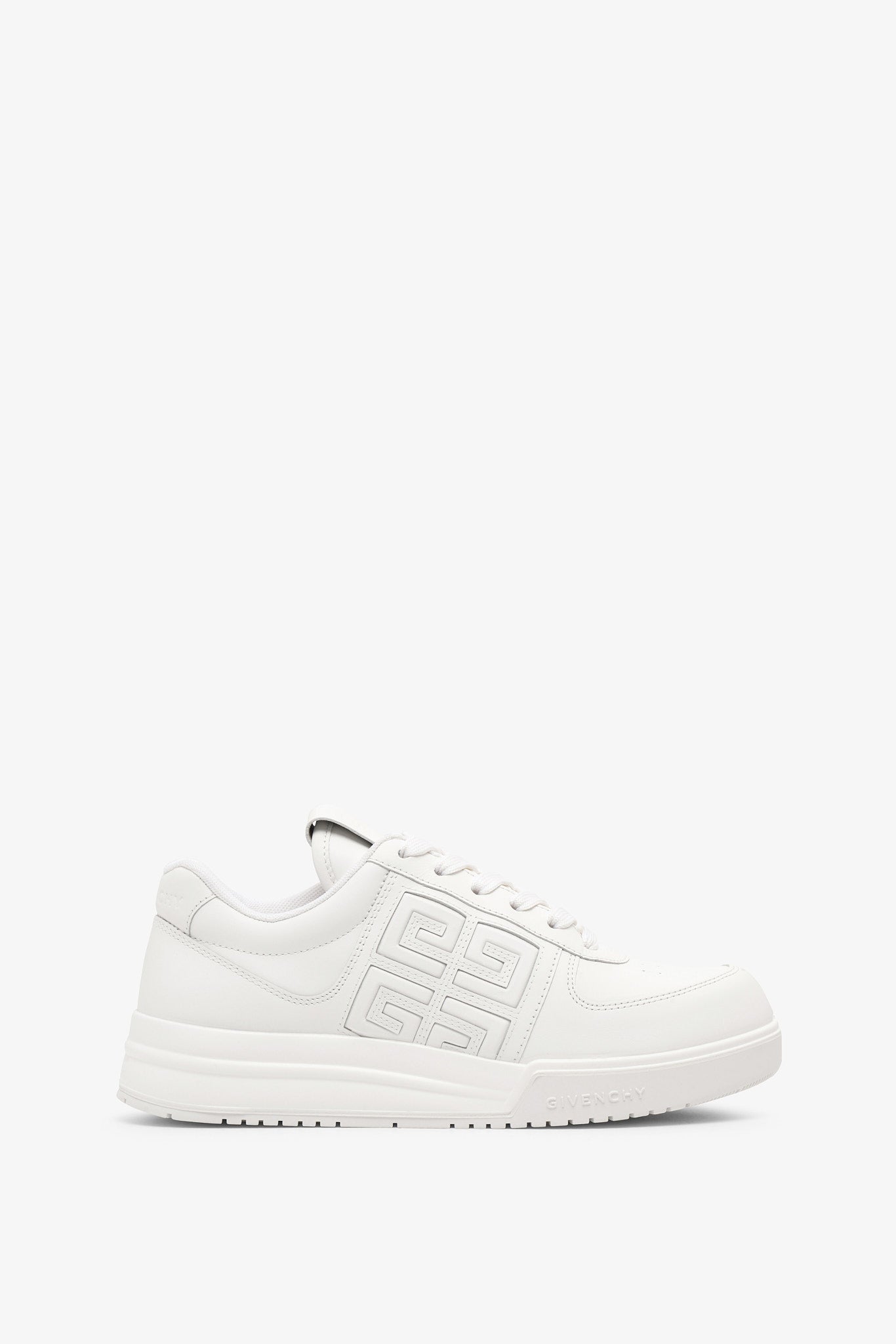 G4 low-top white sneakers
