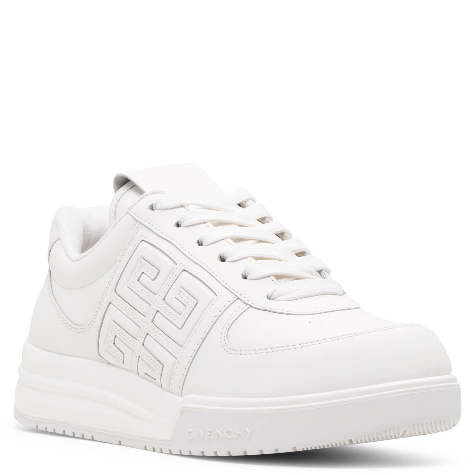 G4 low-top white sneakers
