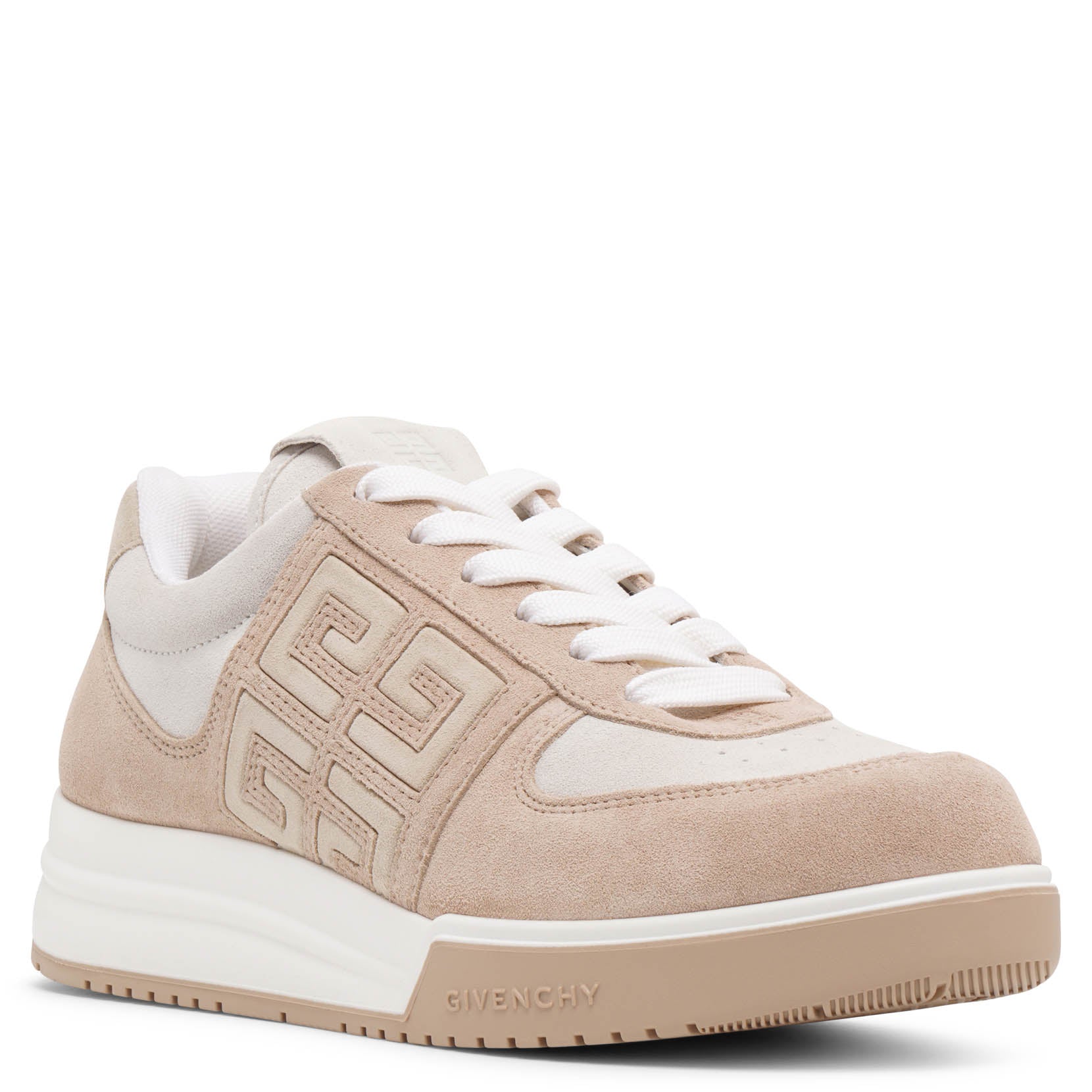 G4 low-top beige sneakers