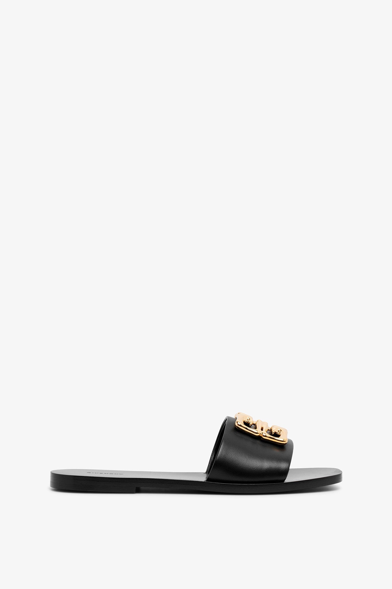 4G black flat slides