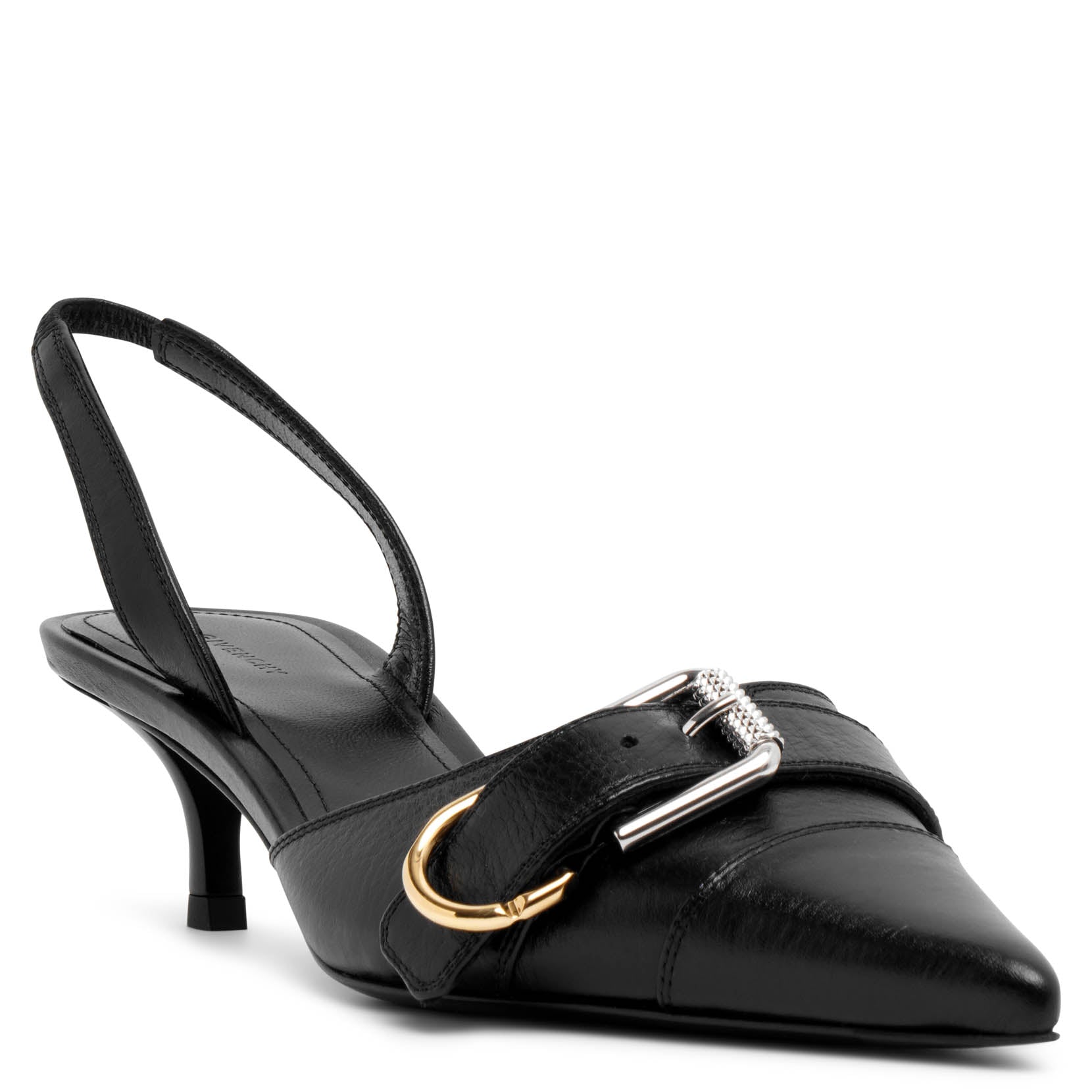 Voyou black slingbacks