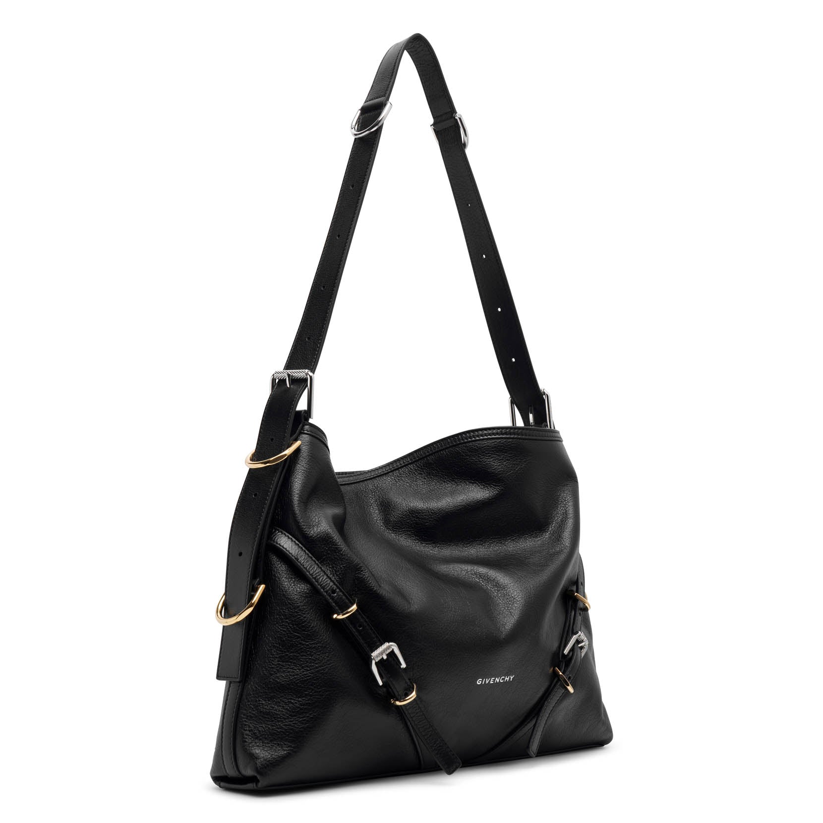 Voyou medium black shoulder bag
