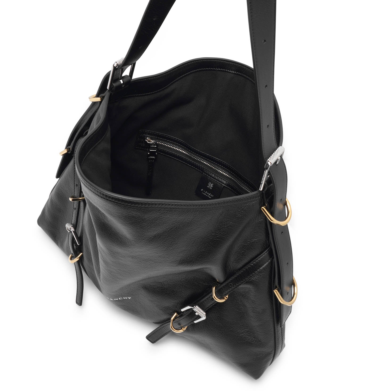 Voyou medium black shoulder bag
