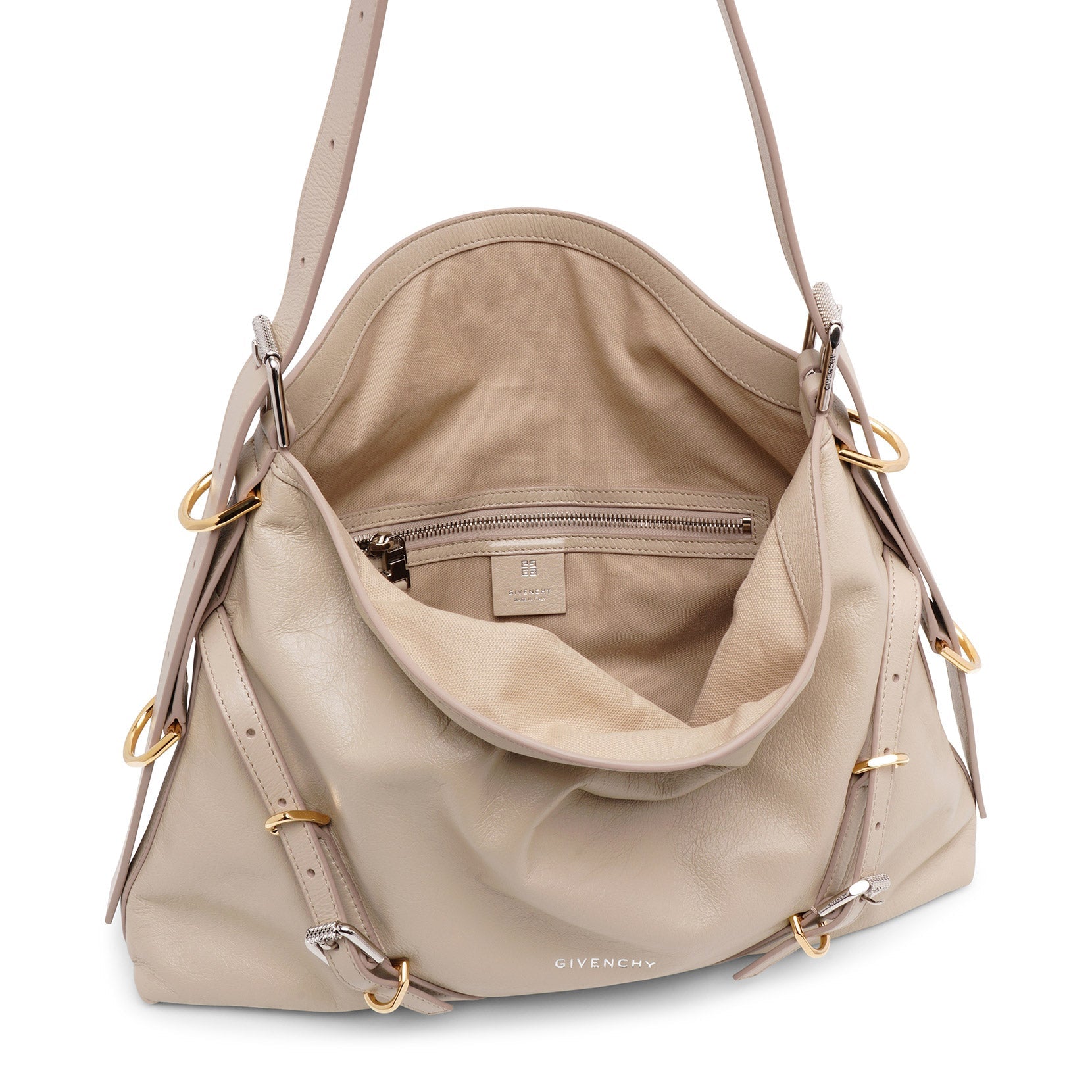 Voyou beige shoulder bag