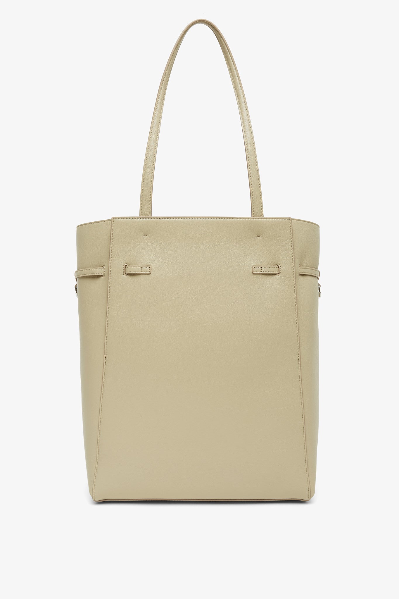 Voyou north-south medium beige tote bag
