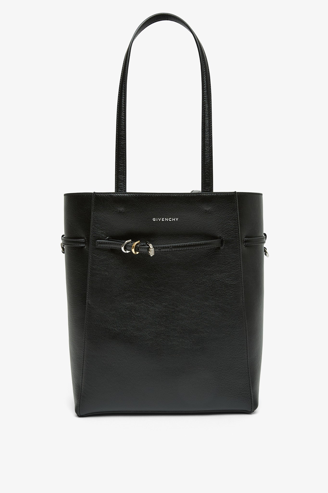 Voyou north-south medium black tote bag
