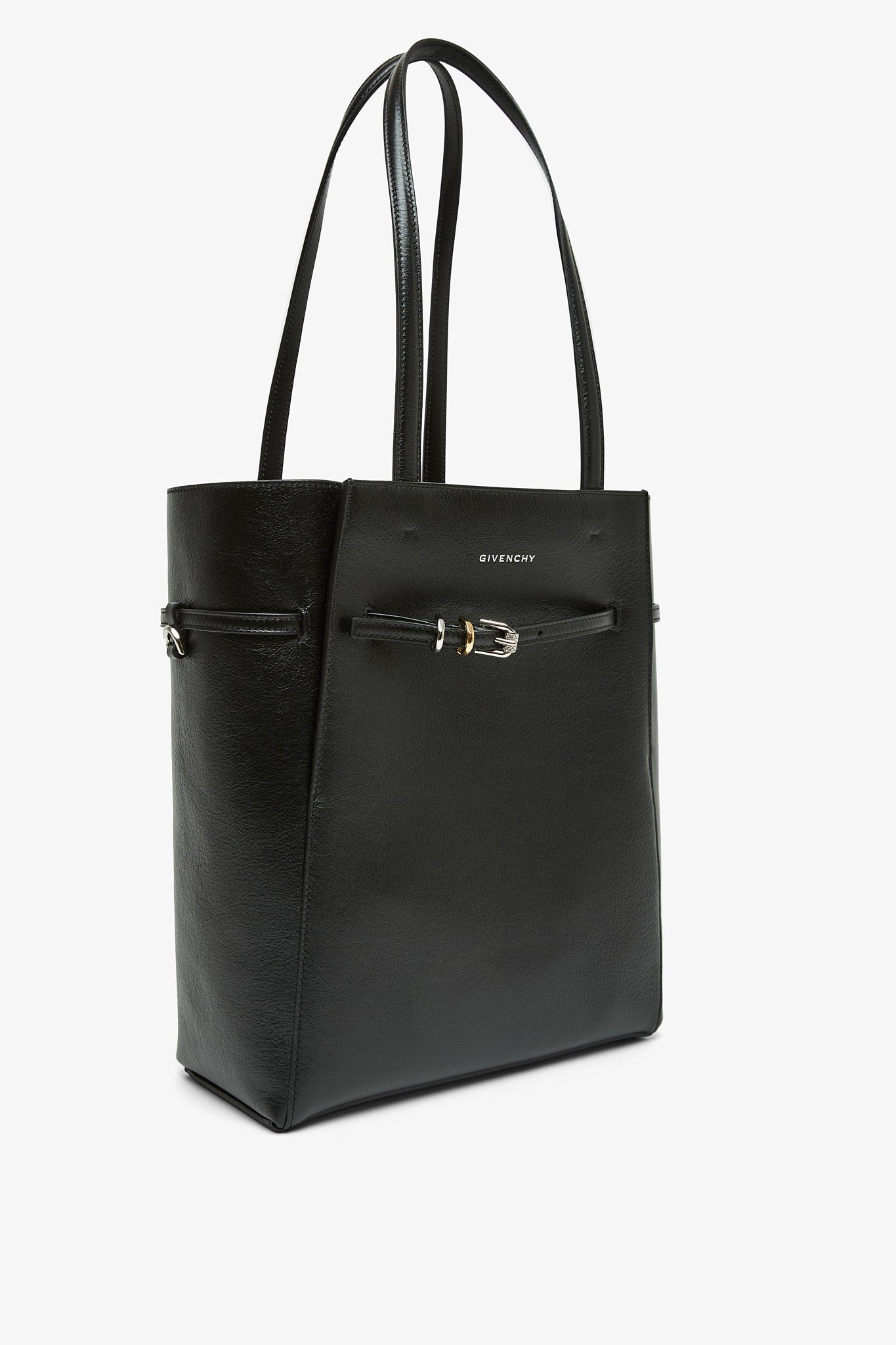 Voyou north-south medium black tote bag