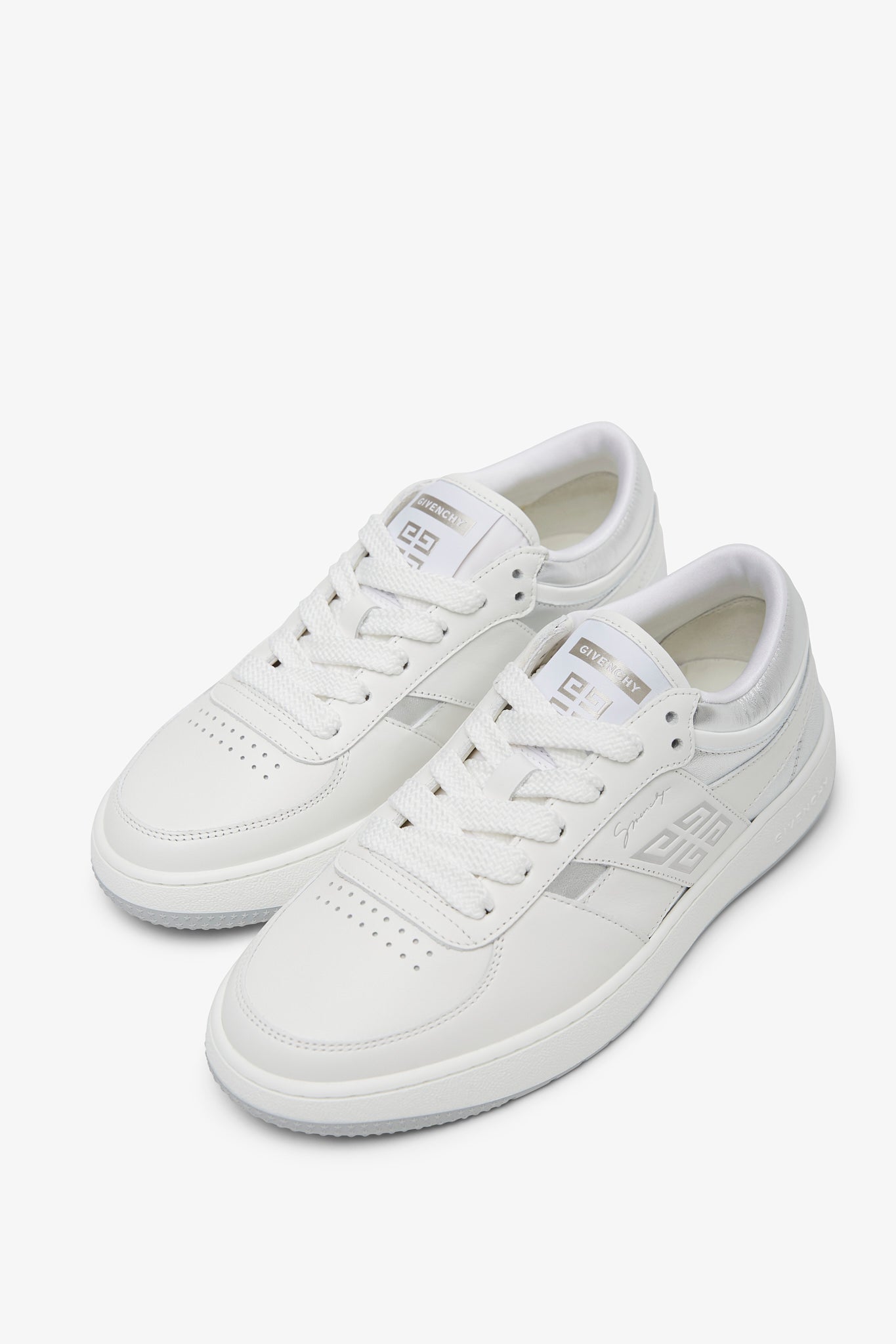 G Move leather sneakers