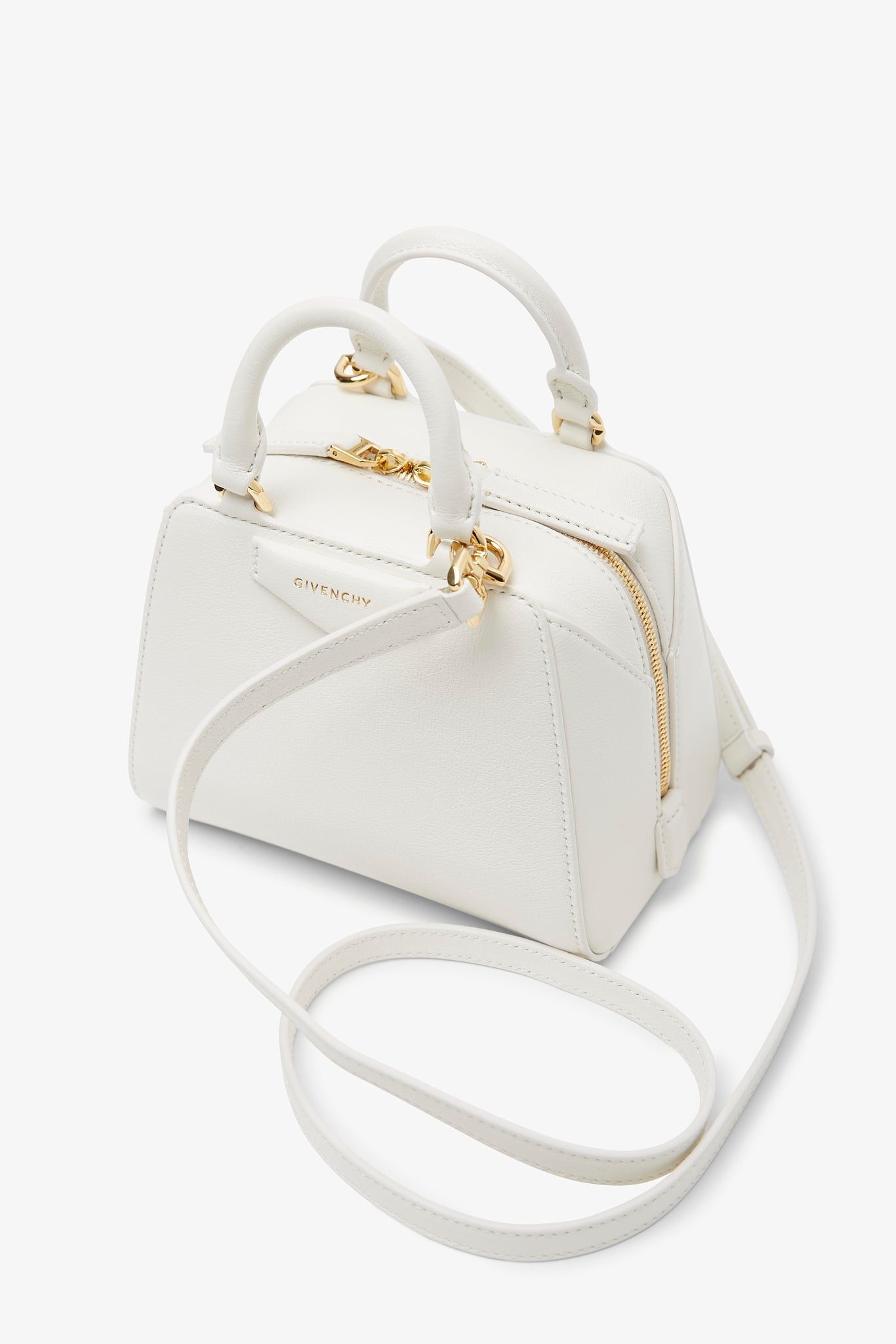 Antigona cube nano ivory bag