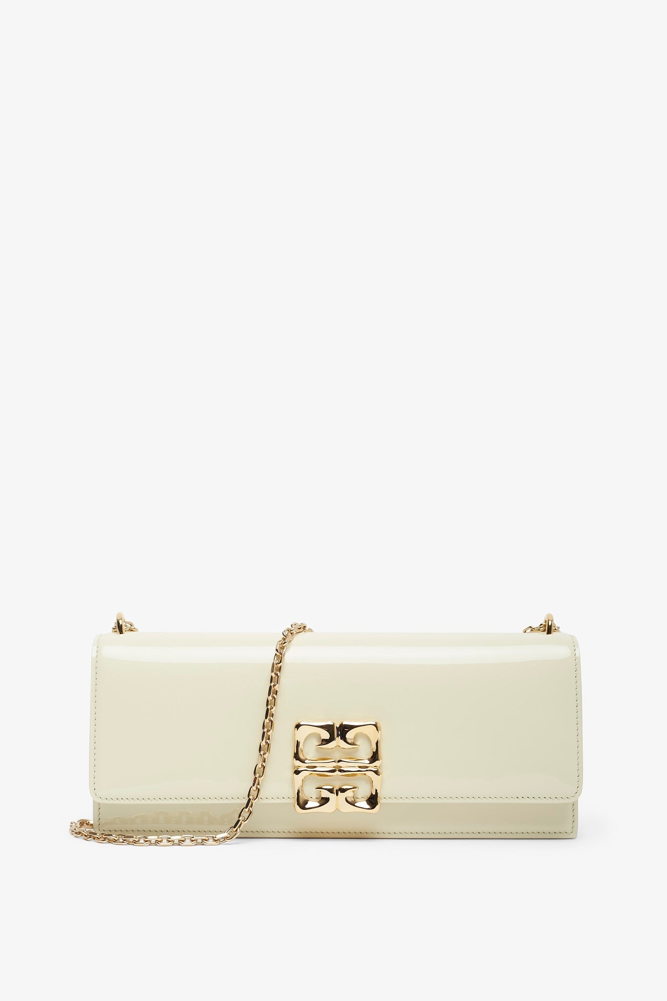 4G small chain cream clutch