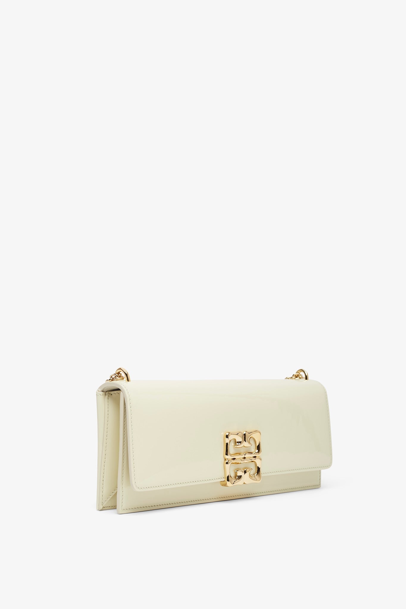 4G small chain cream clutch