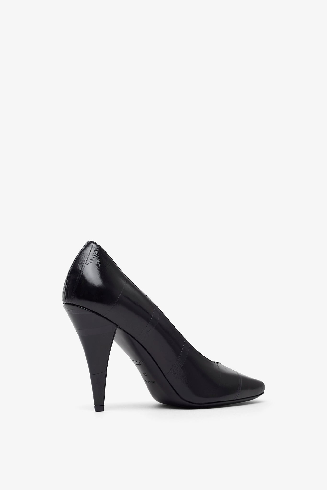 Squared 95 black pumps