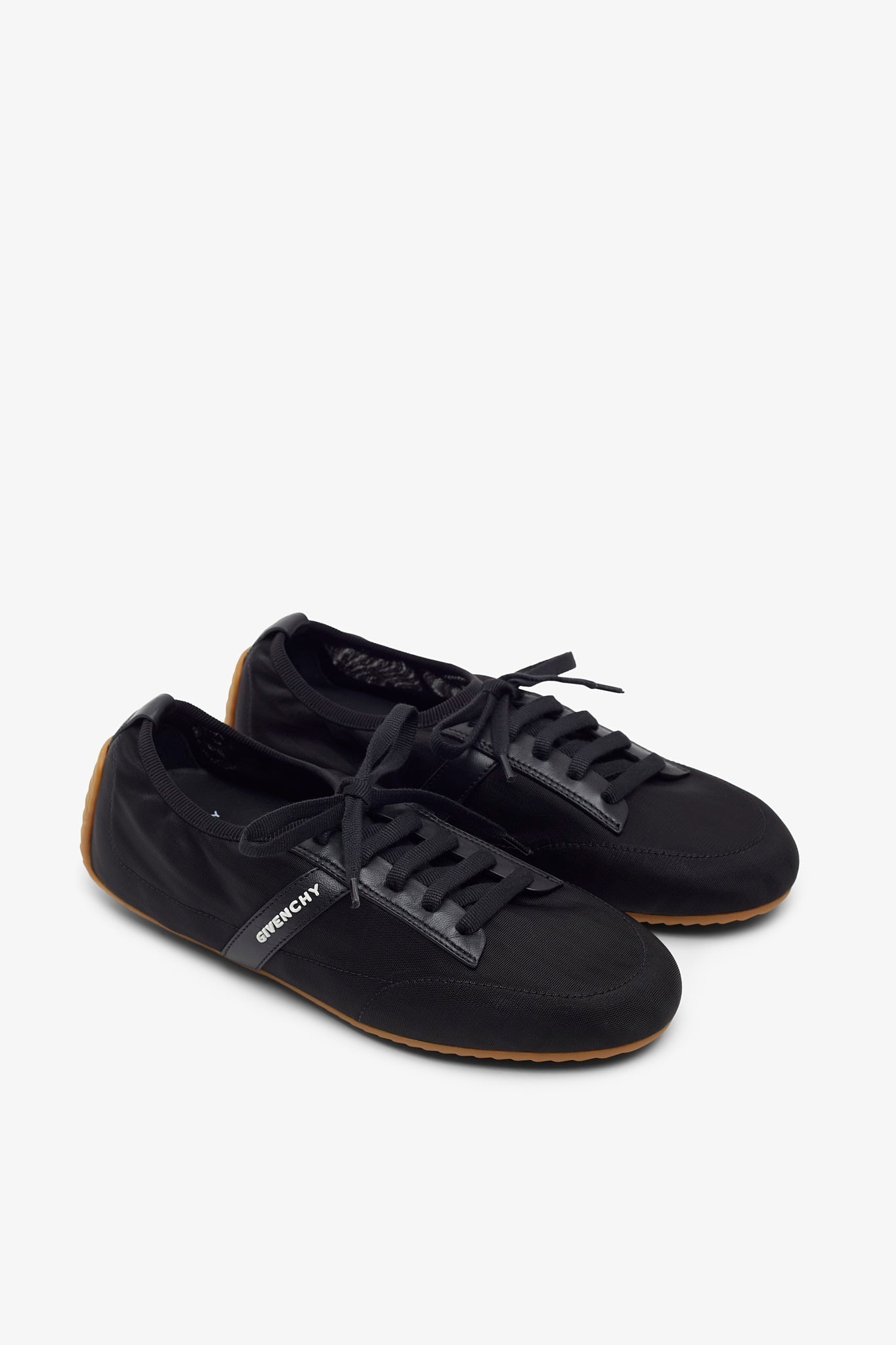 Slim black sneakers