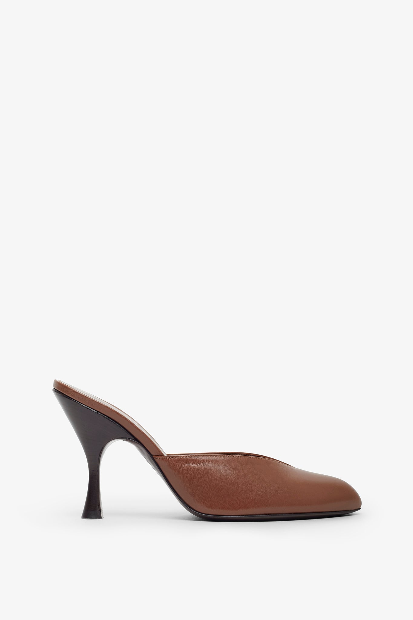 Sitting Pretty 95 brown leather mules