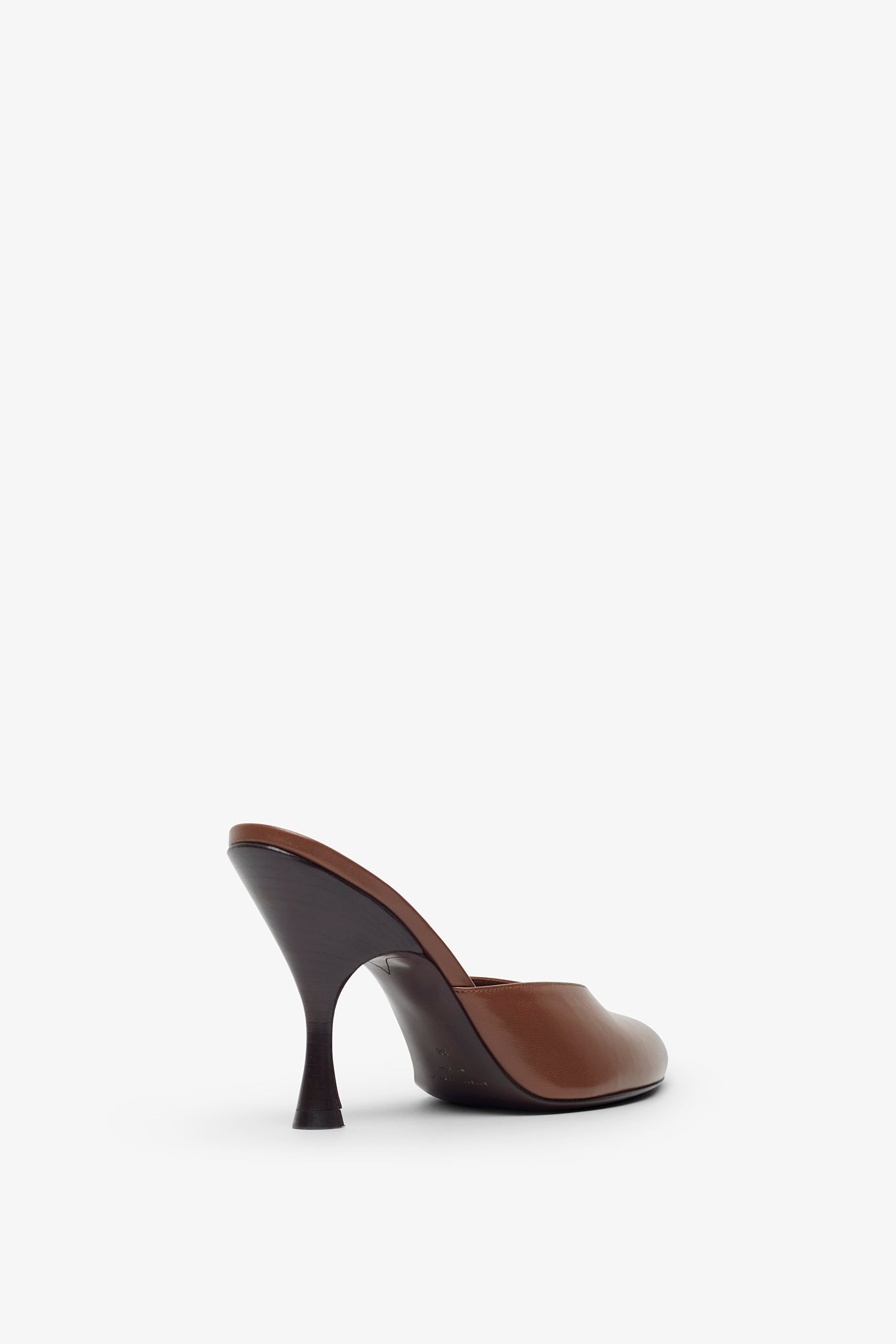 Sitting Pretty 95 brown leather mules