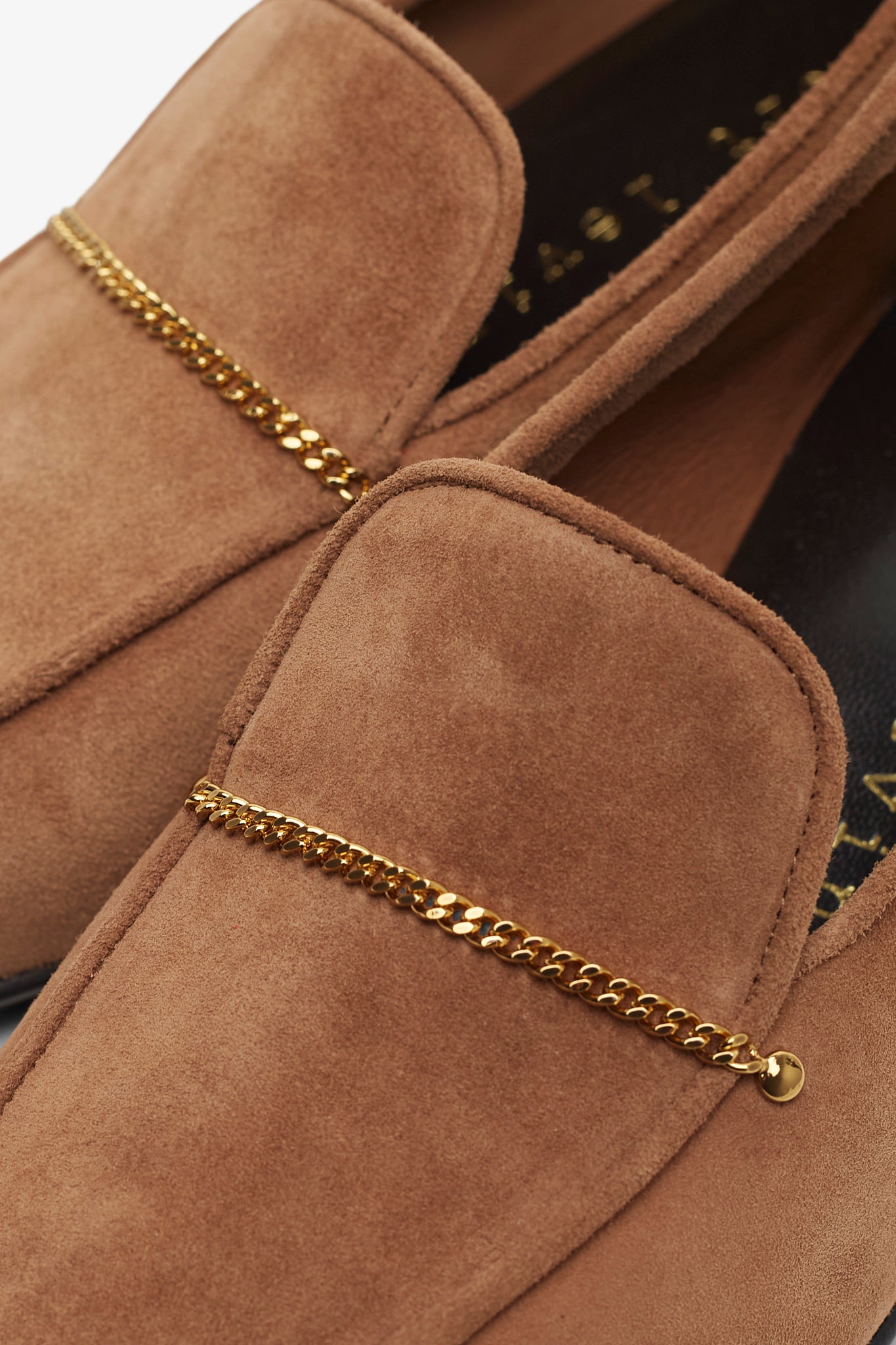 Fair and Square brown suede loafers