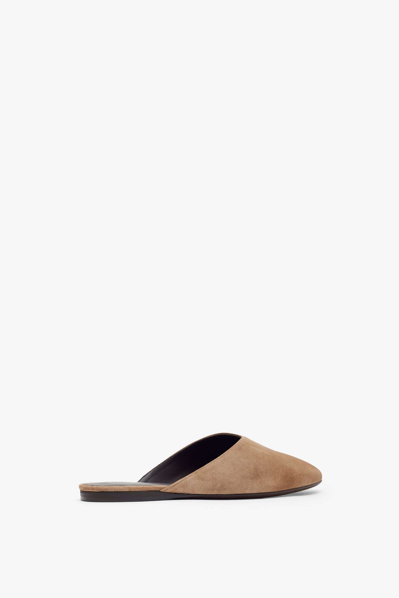 Homebody soft brown suede slide sandals
