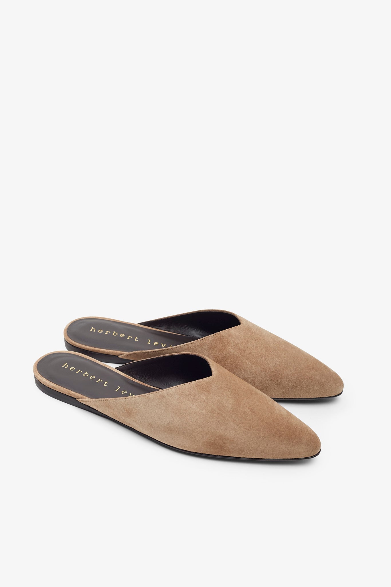 Homebody soft brown suede slide sandals