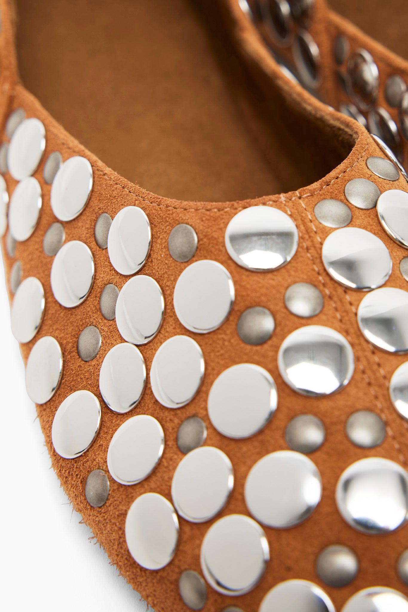 Jane bleige studs flats