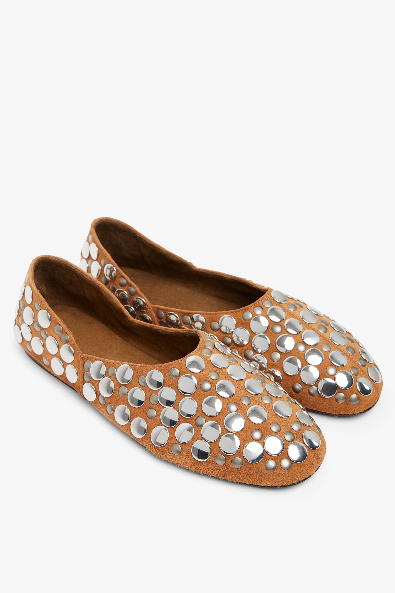 Jane bleige studs flats