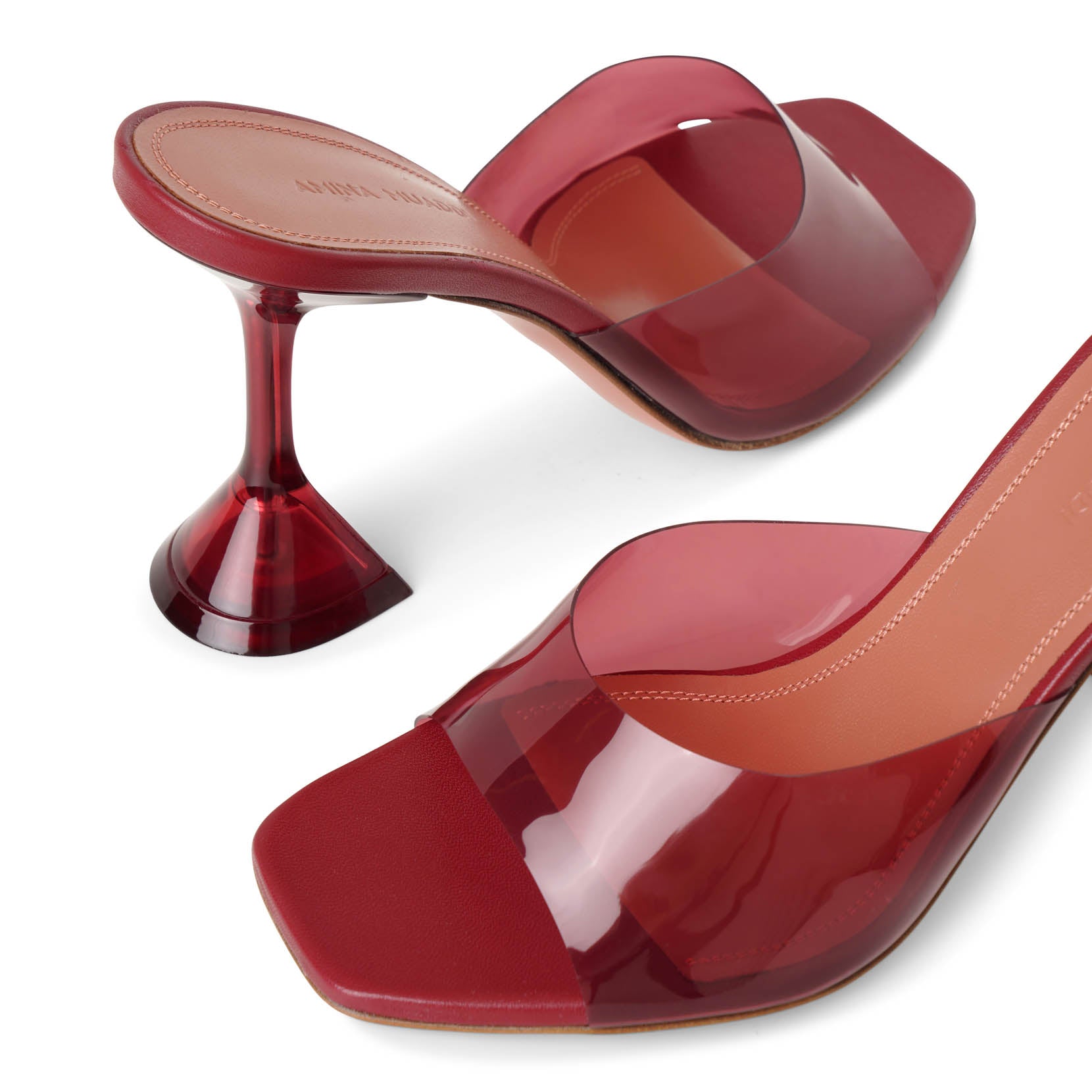 Lupita pvc mule sandals
