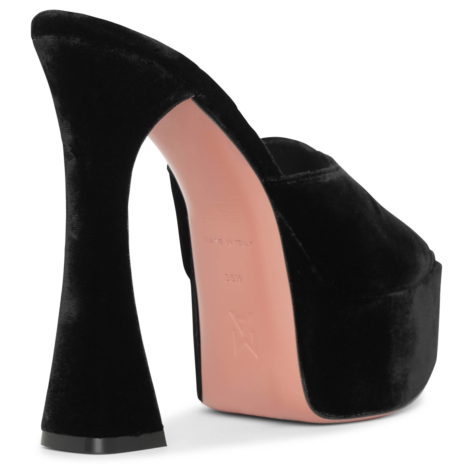 Dalida velvet mule sandals