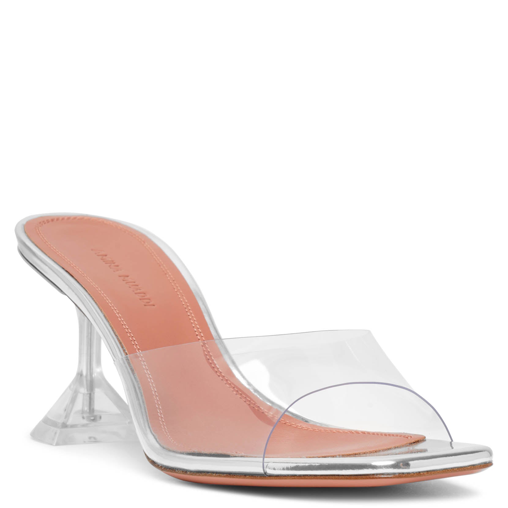 Lupita 70 transparent pvc mules