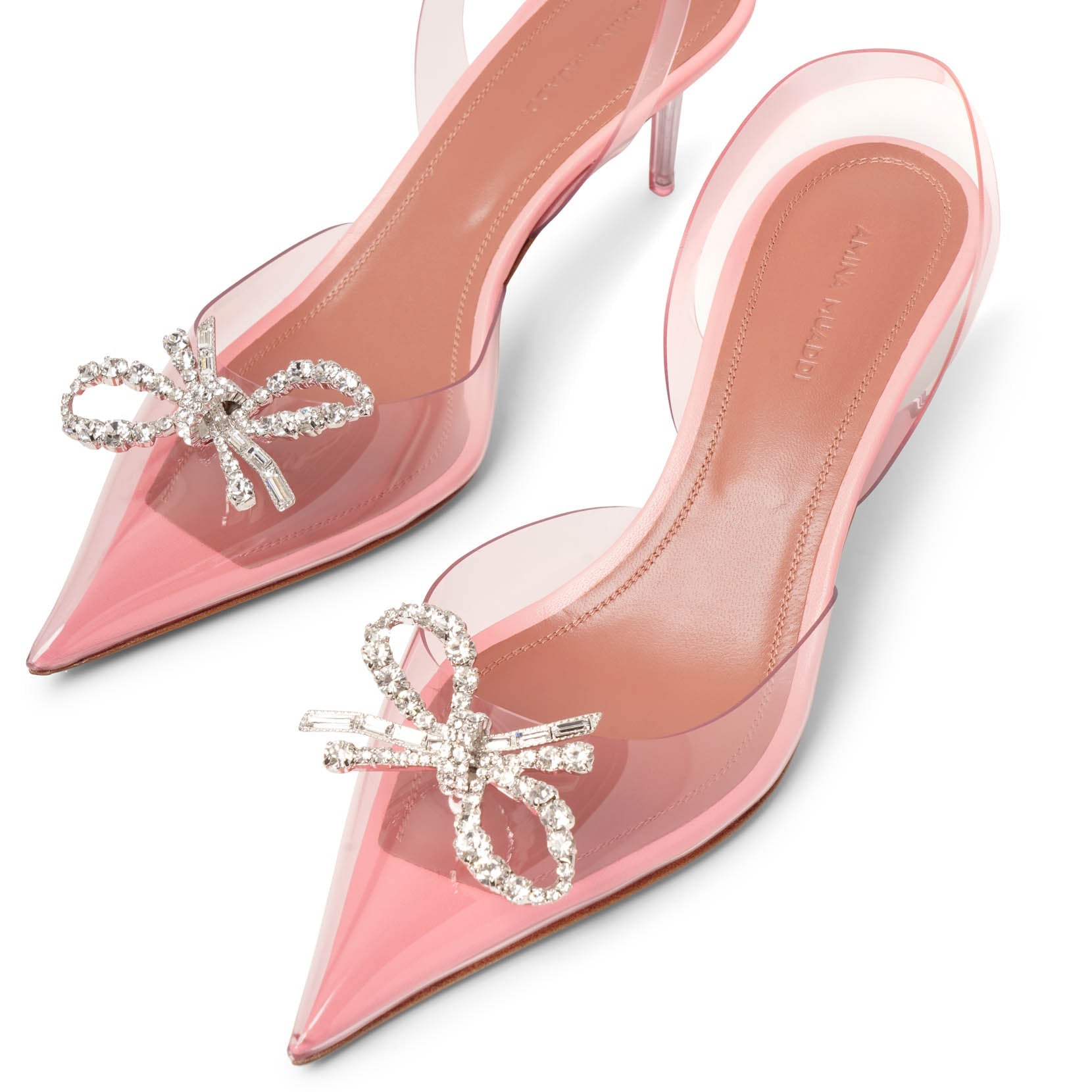 Rosie sling pink pvc pumps