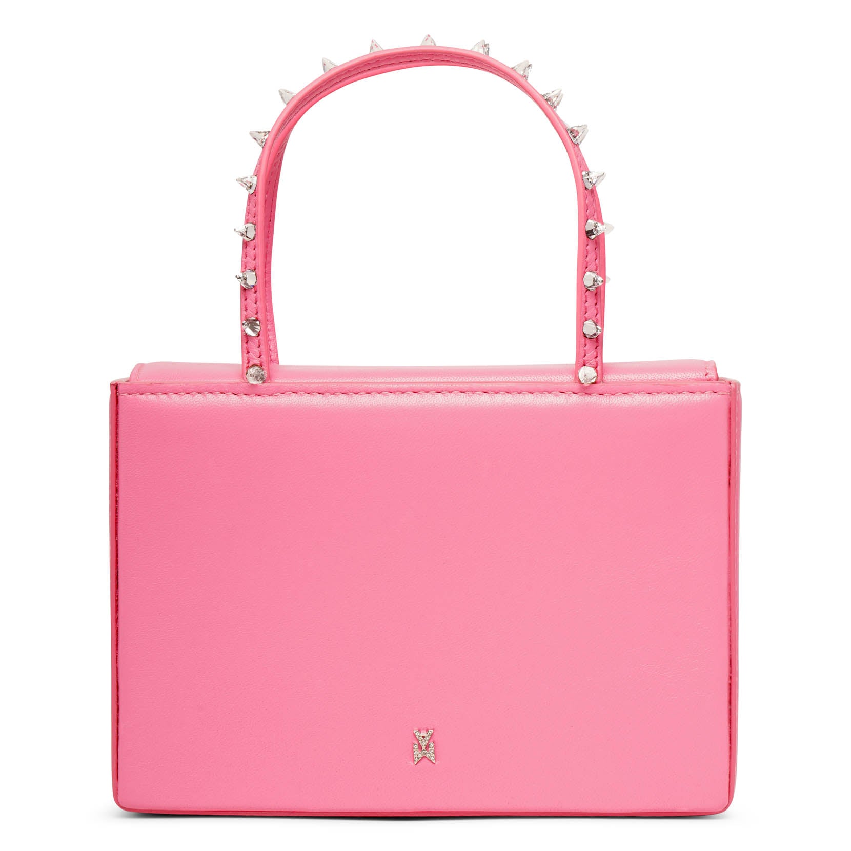 Julia pink leather tote bag