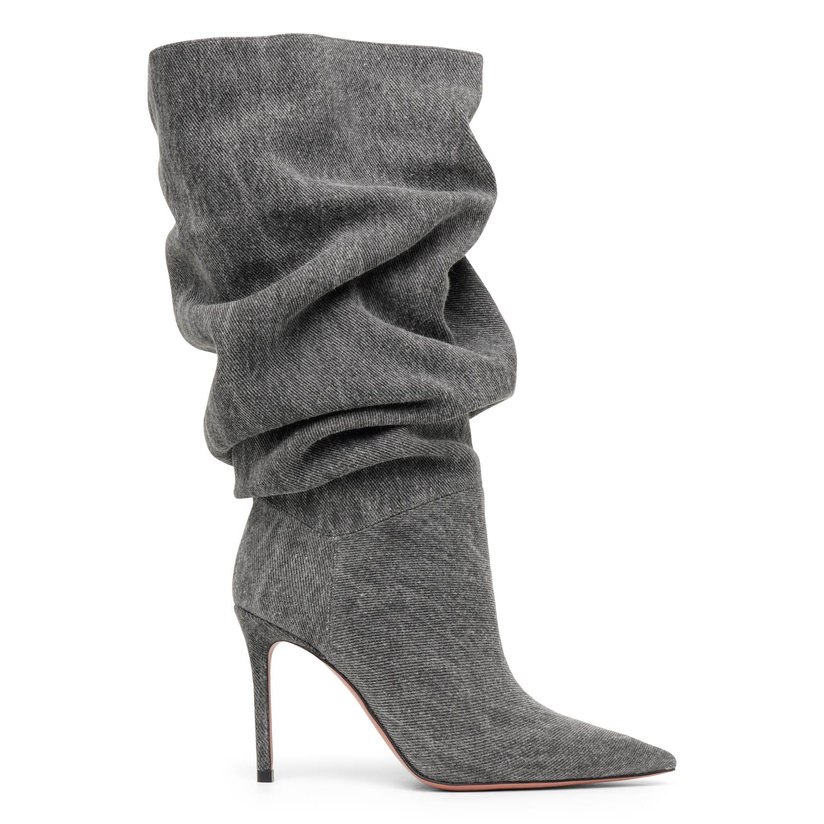 Jahleel 95 grey denim booties