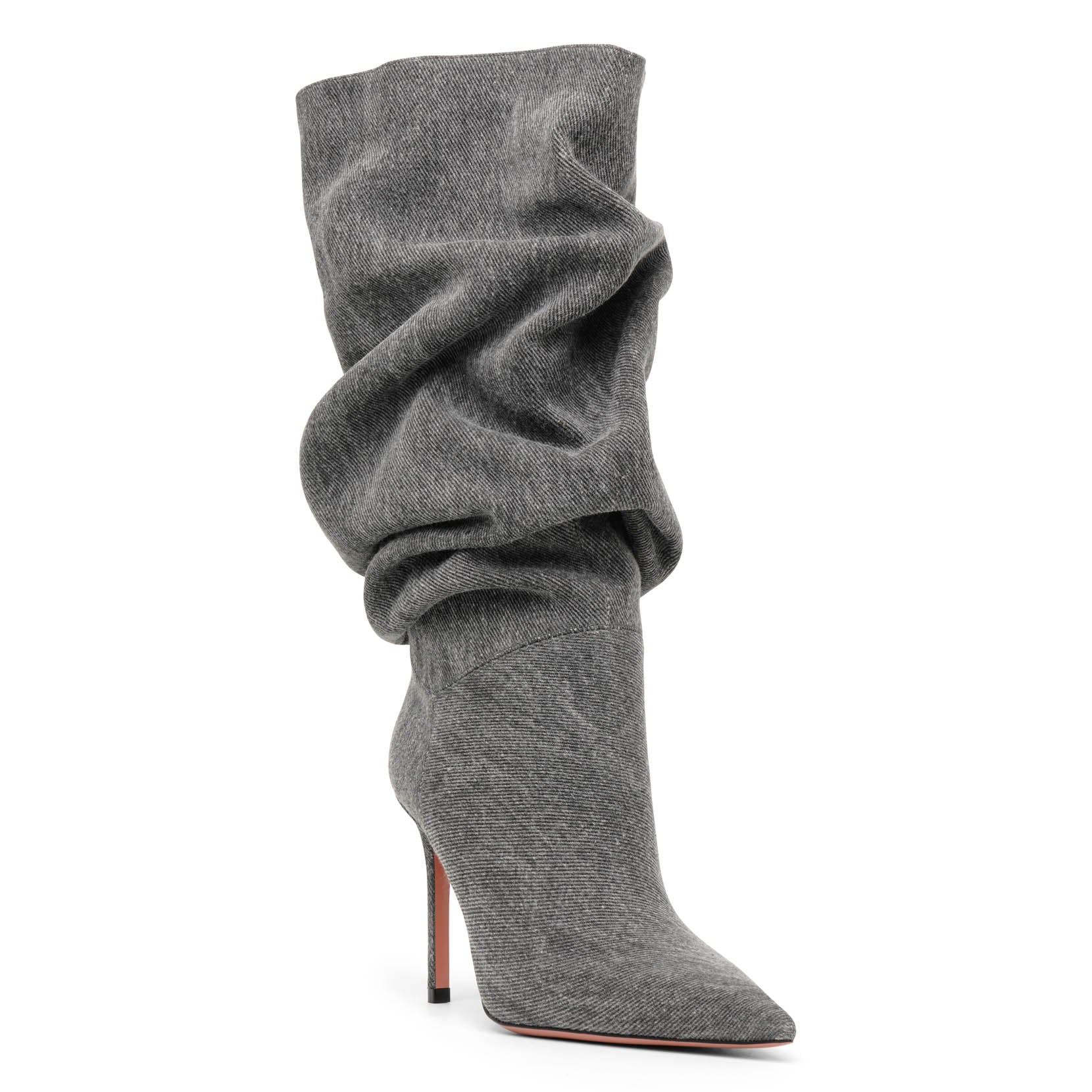 Jahleel 95 grey denim booties