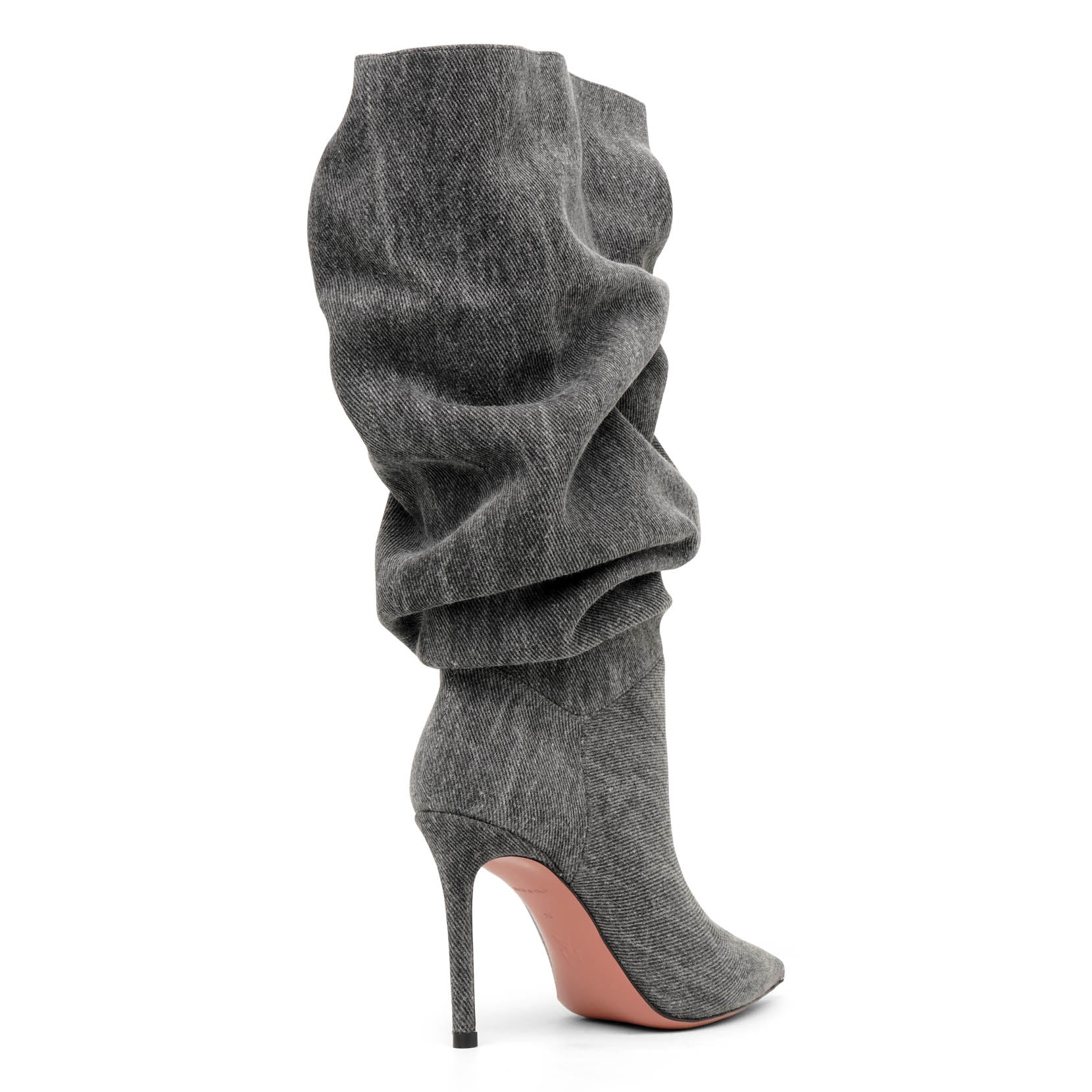 Jahleel 95 grey denim booties