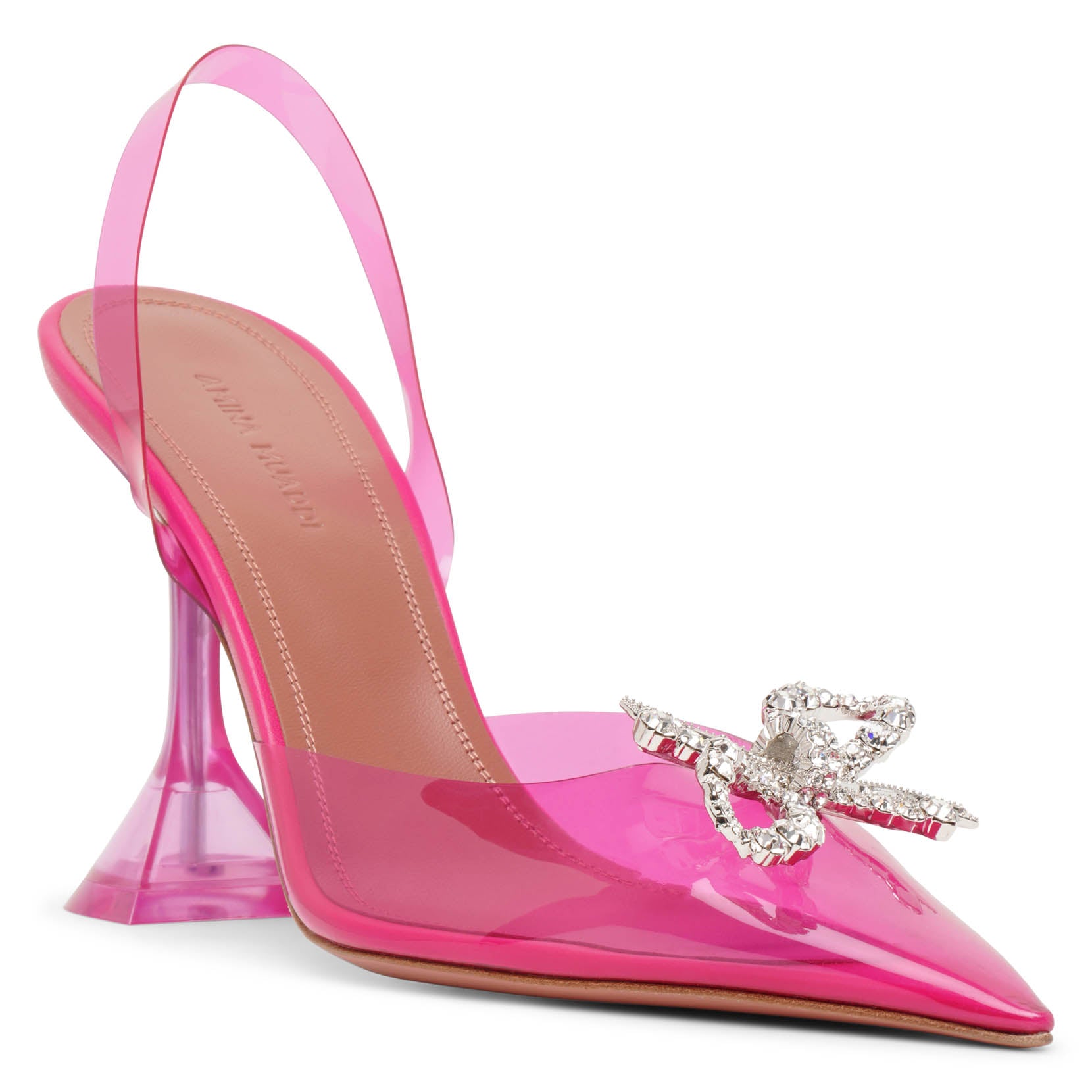 Rosie sling 95 pink pvc pumps