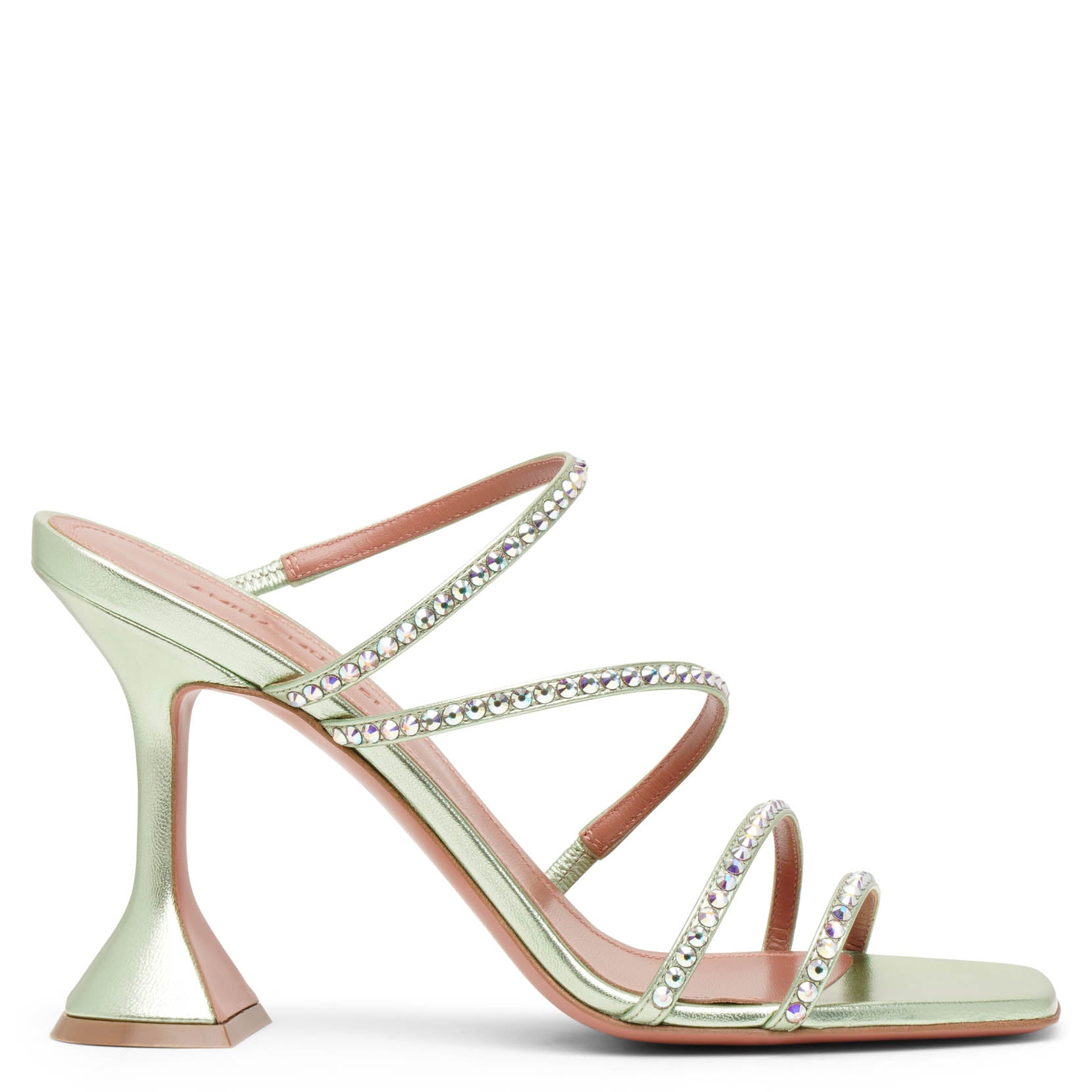 Naima 95 mint crystal sandals