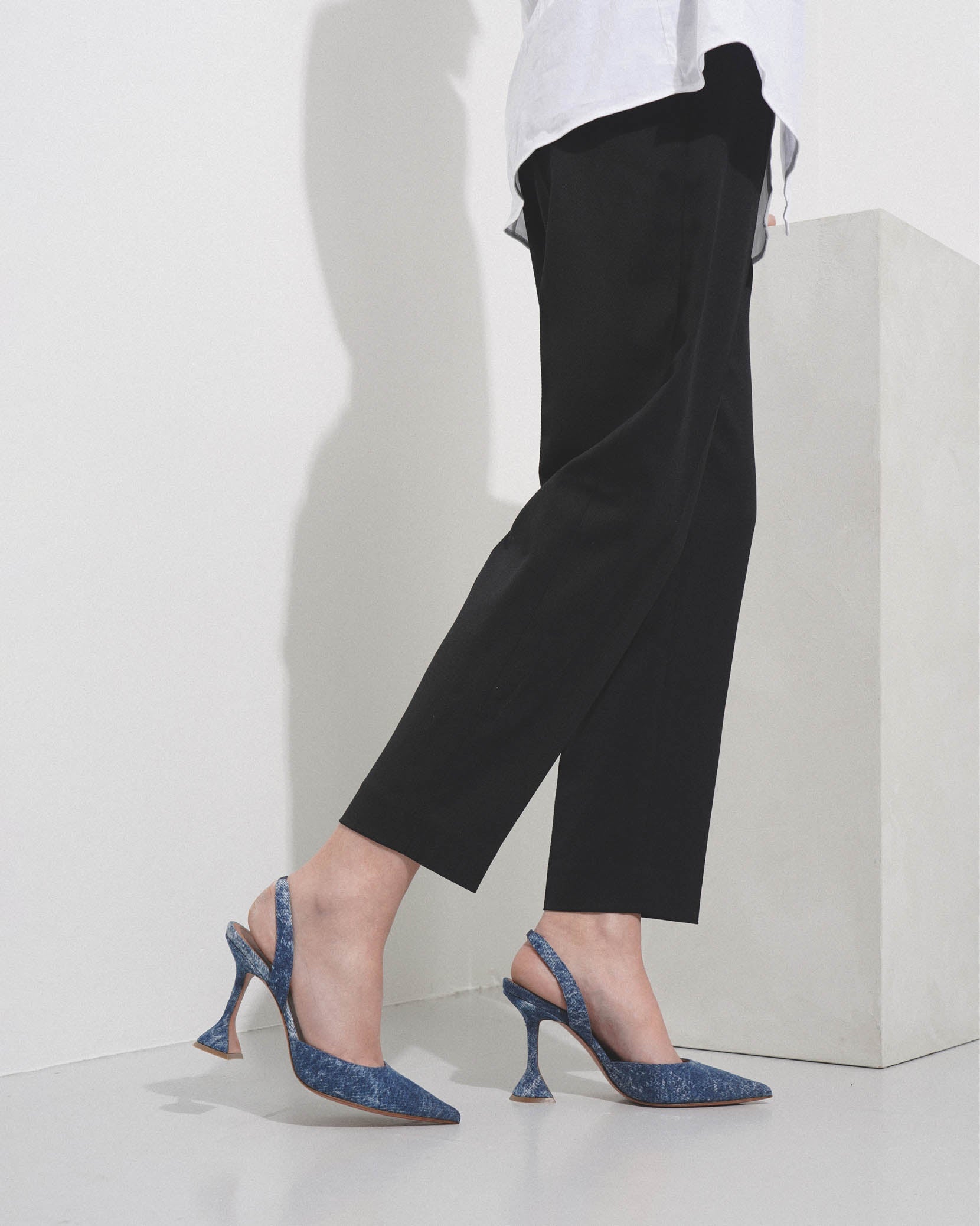 Holli sling 95 denim pumps