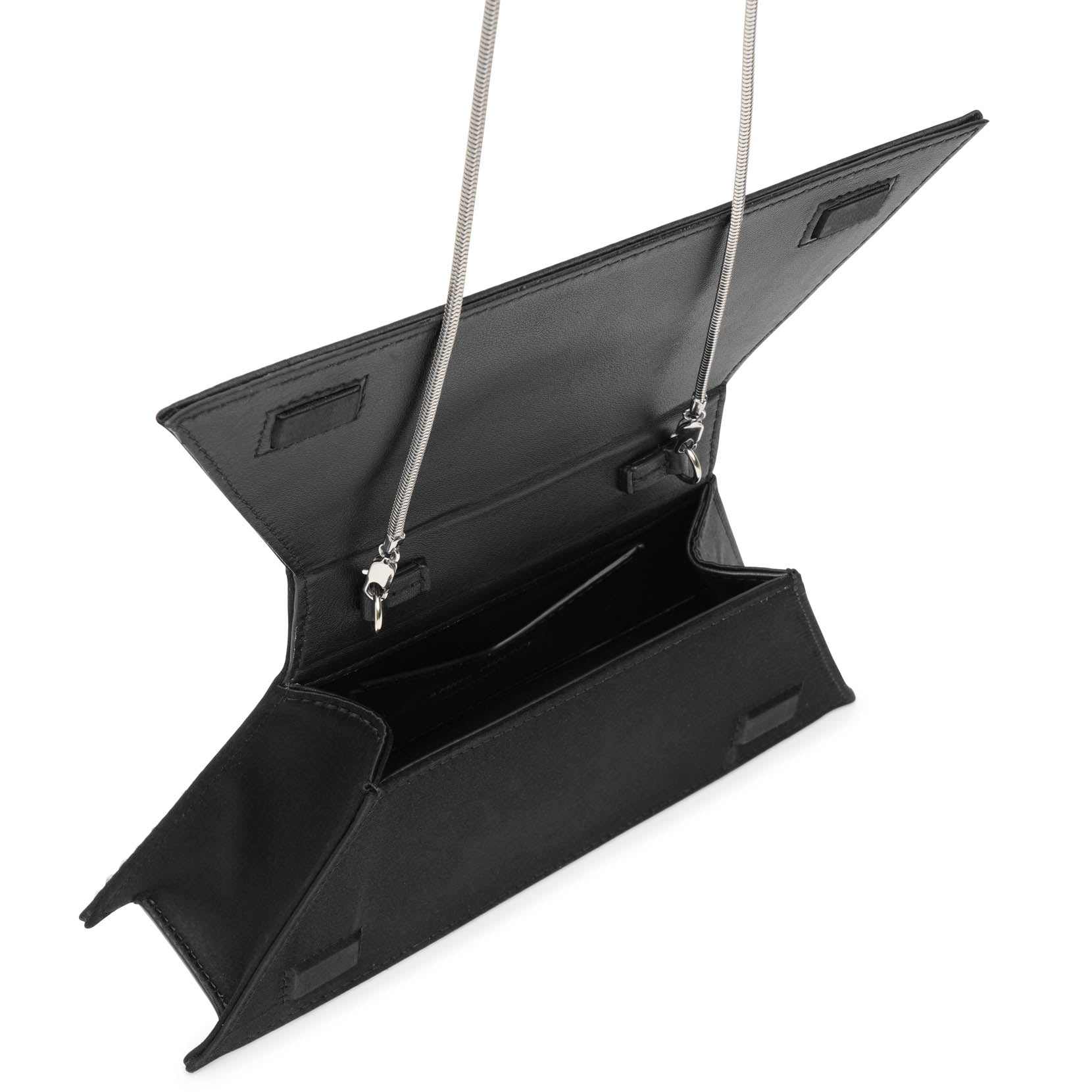 Superamini Yigit black crystal clutch