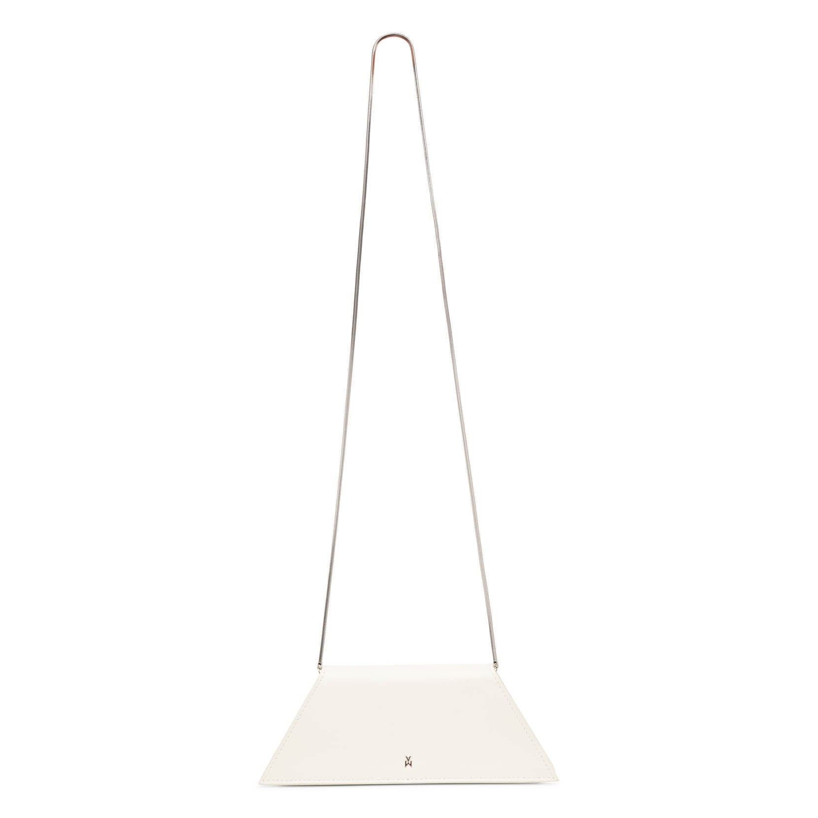 Superamini Yigit ivory leather clutch