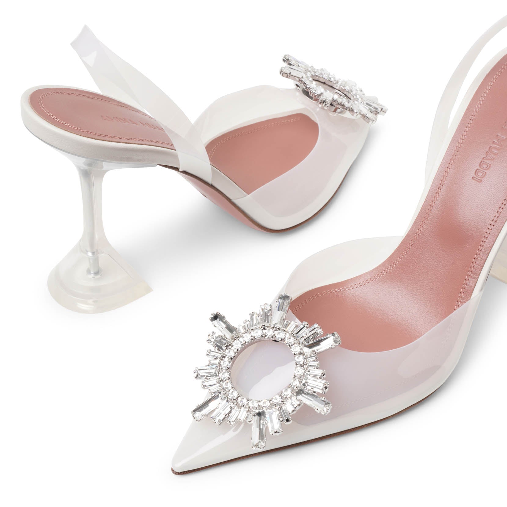 Begum sling 95 beige pvc pumps