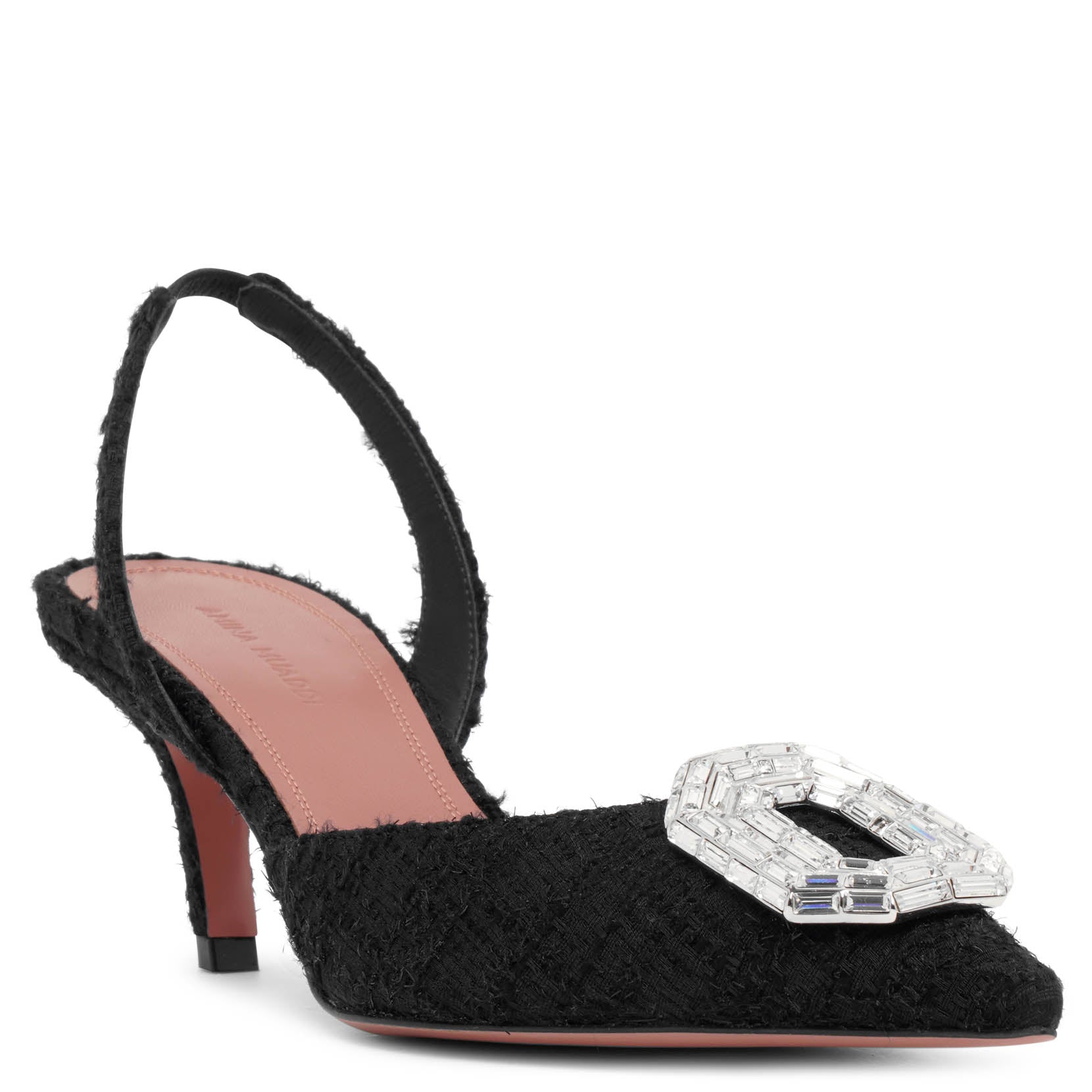 Camelia sling 60 black tweed pumps