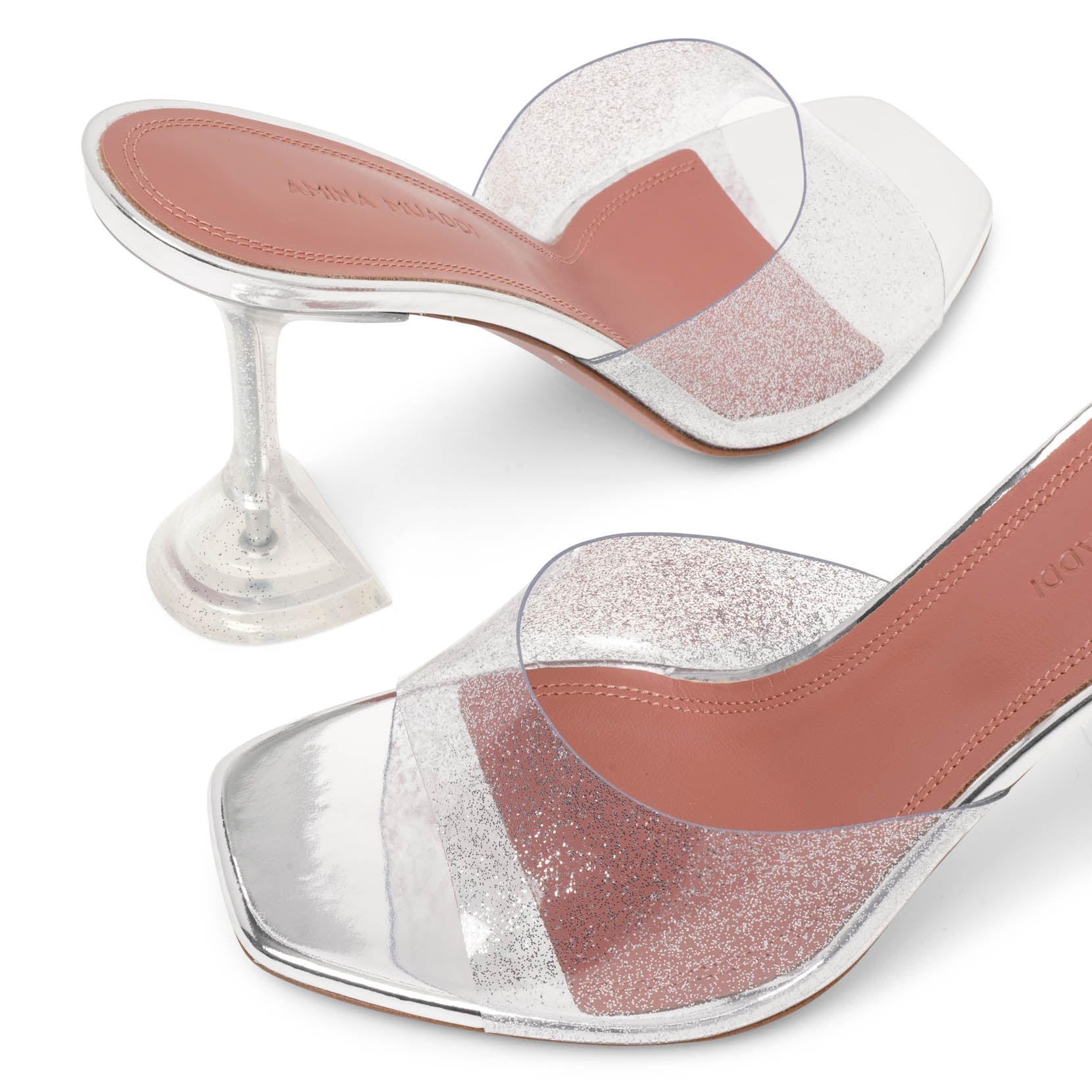 Lupita 95 glitter pvc mules