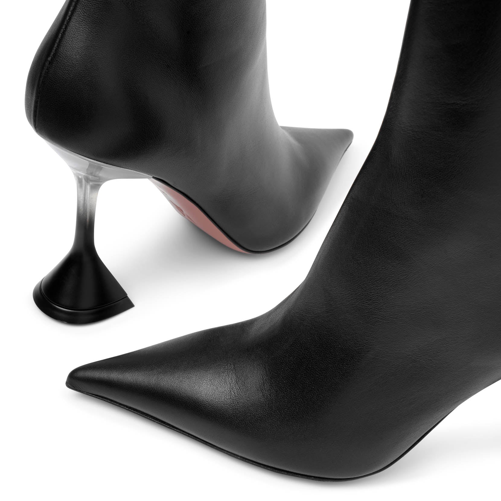 Giorgia 95 black leather boots