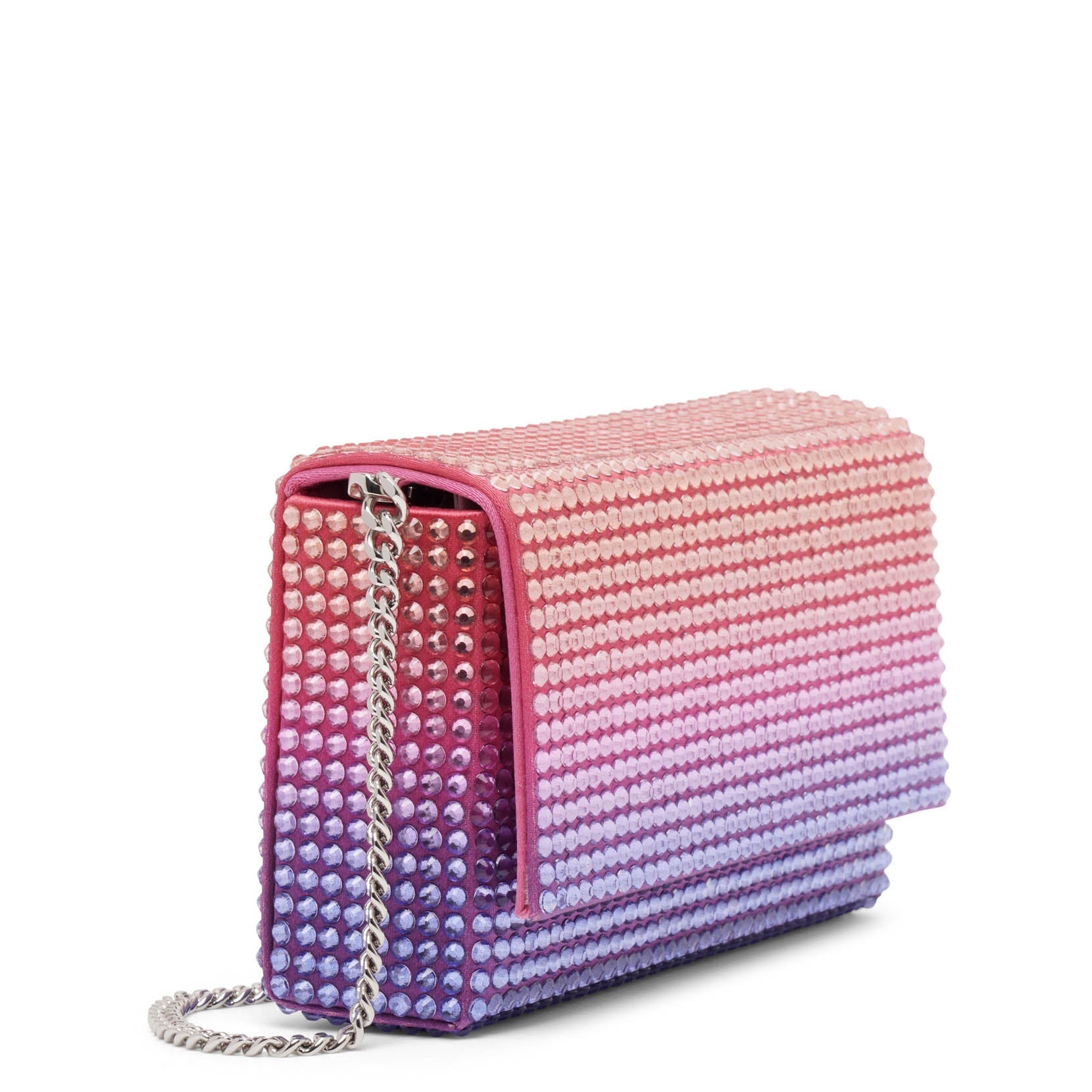 Superamini paloma mirror crystal clutch