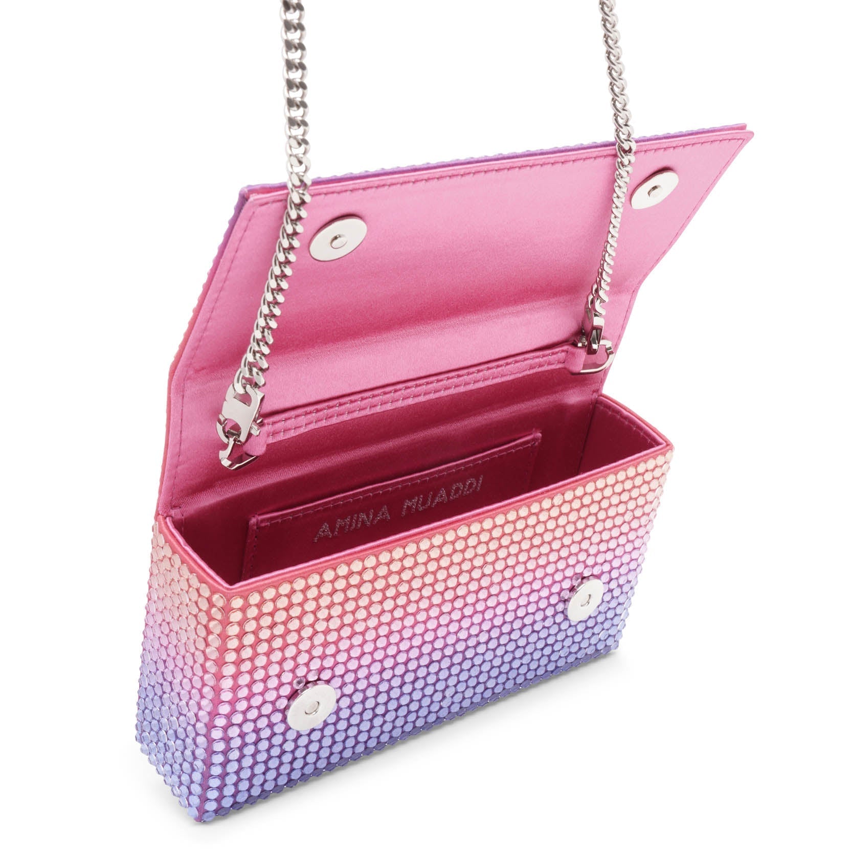 Superamini paloma mirror crystal clutch