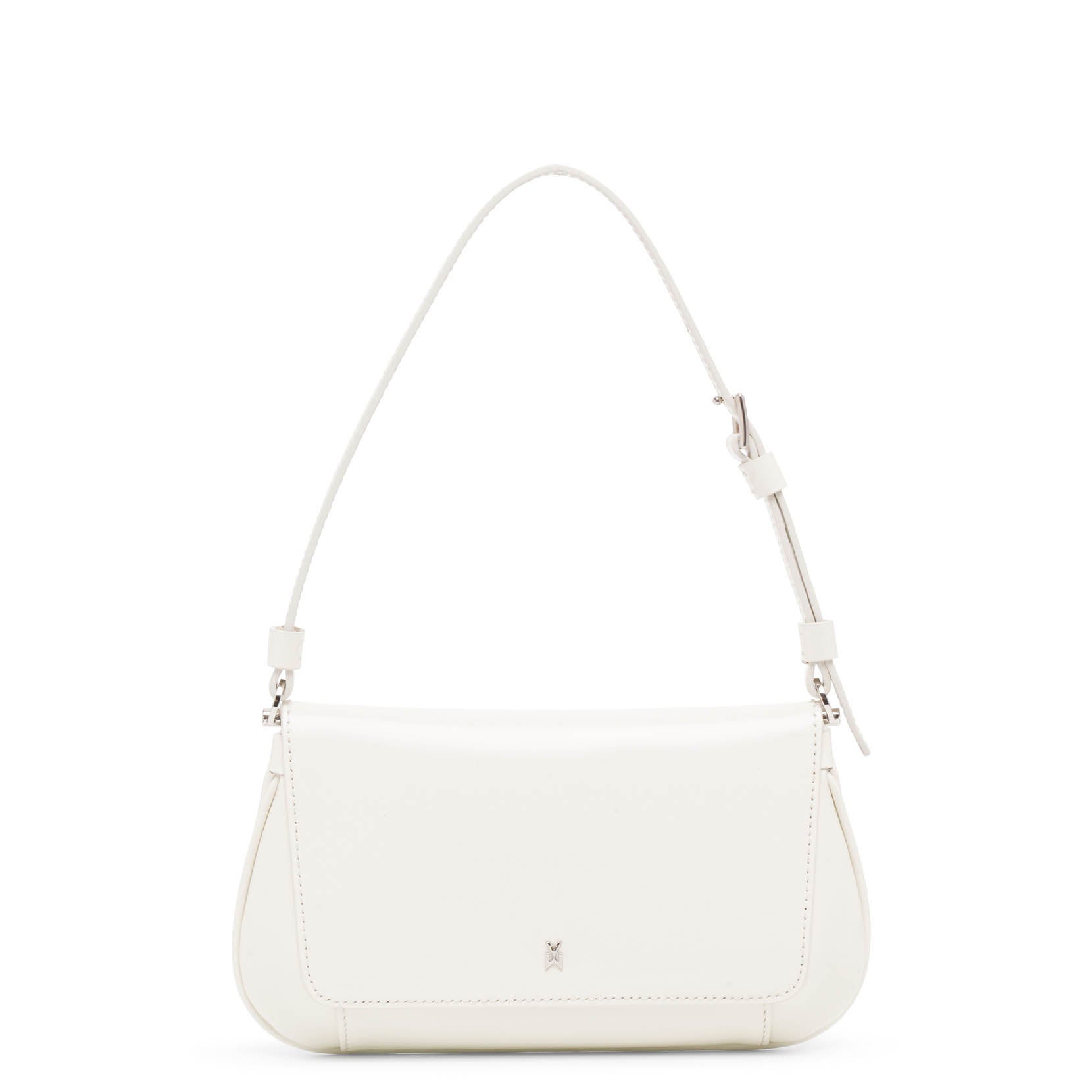 Ami mini white leather bag