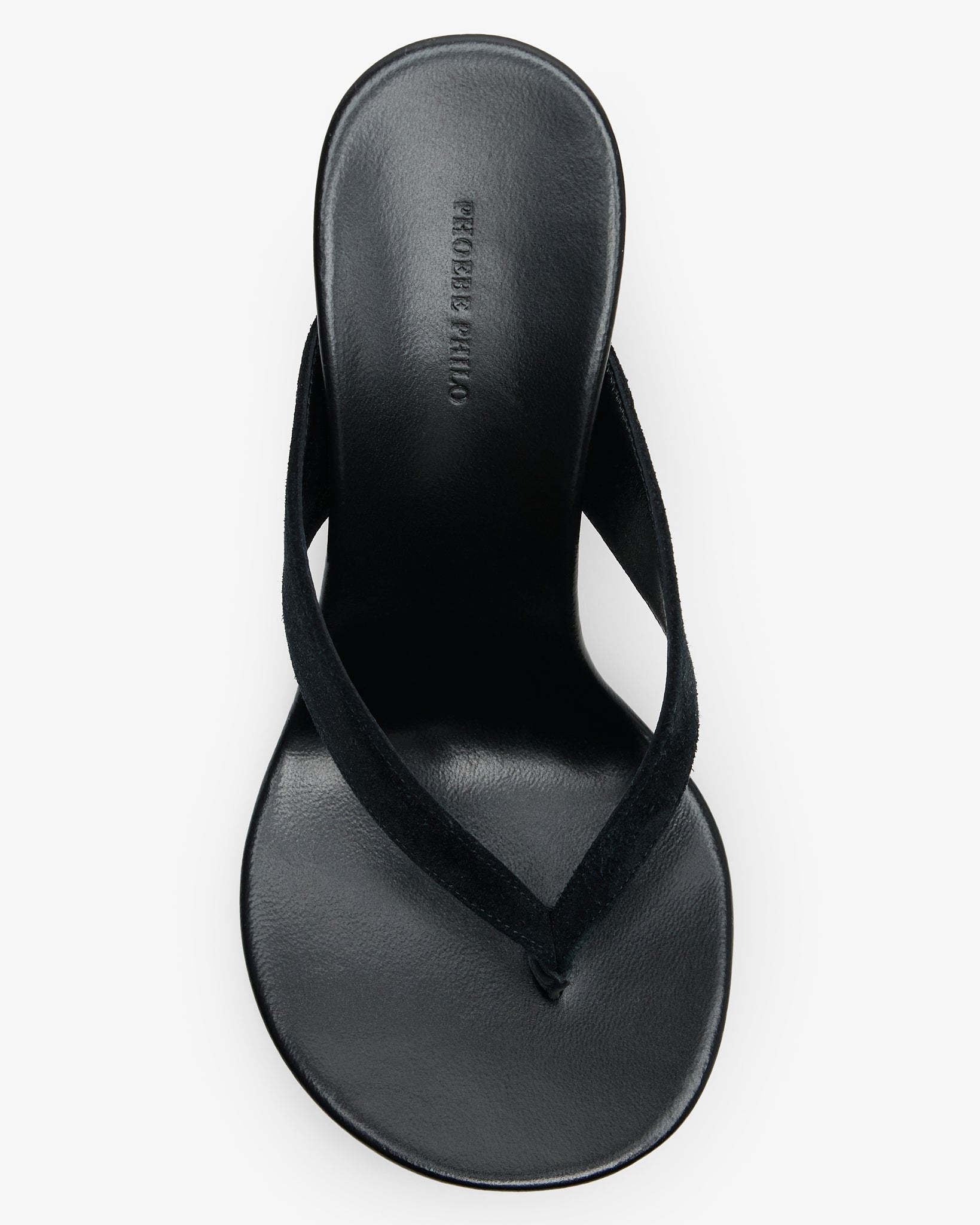 Round black wedges