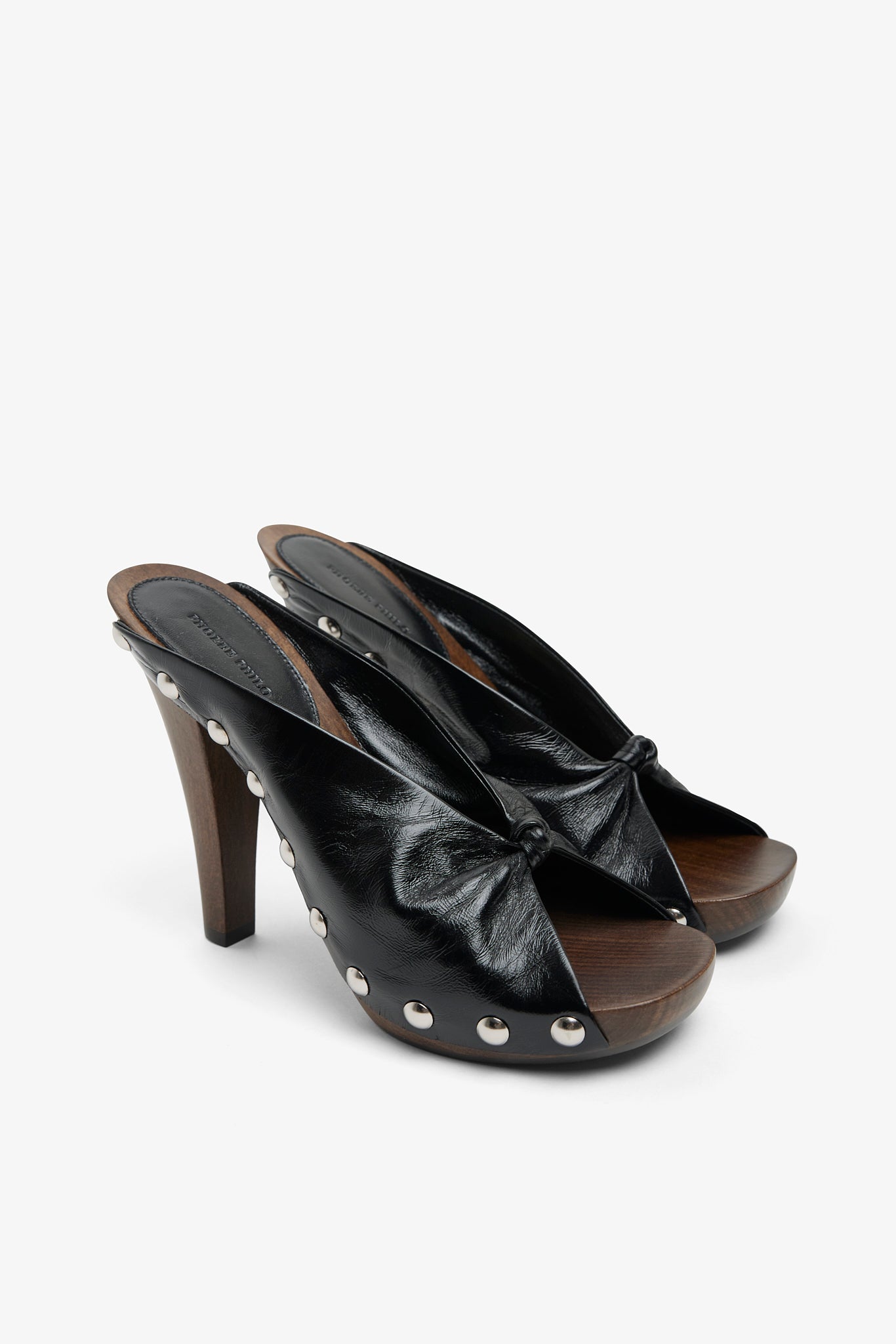 Knot 100 black clogs