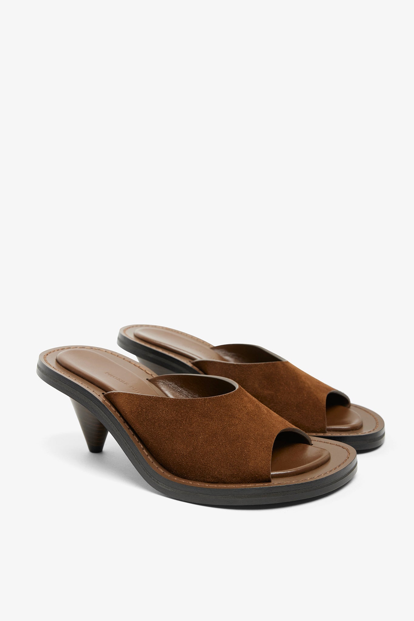 Strap 95 khaki mules